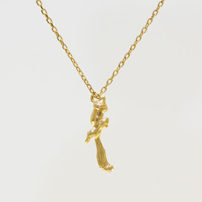 Collier écureuil artisan bijoutier