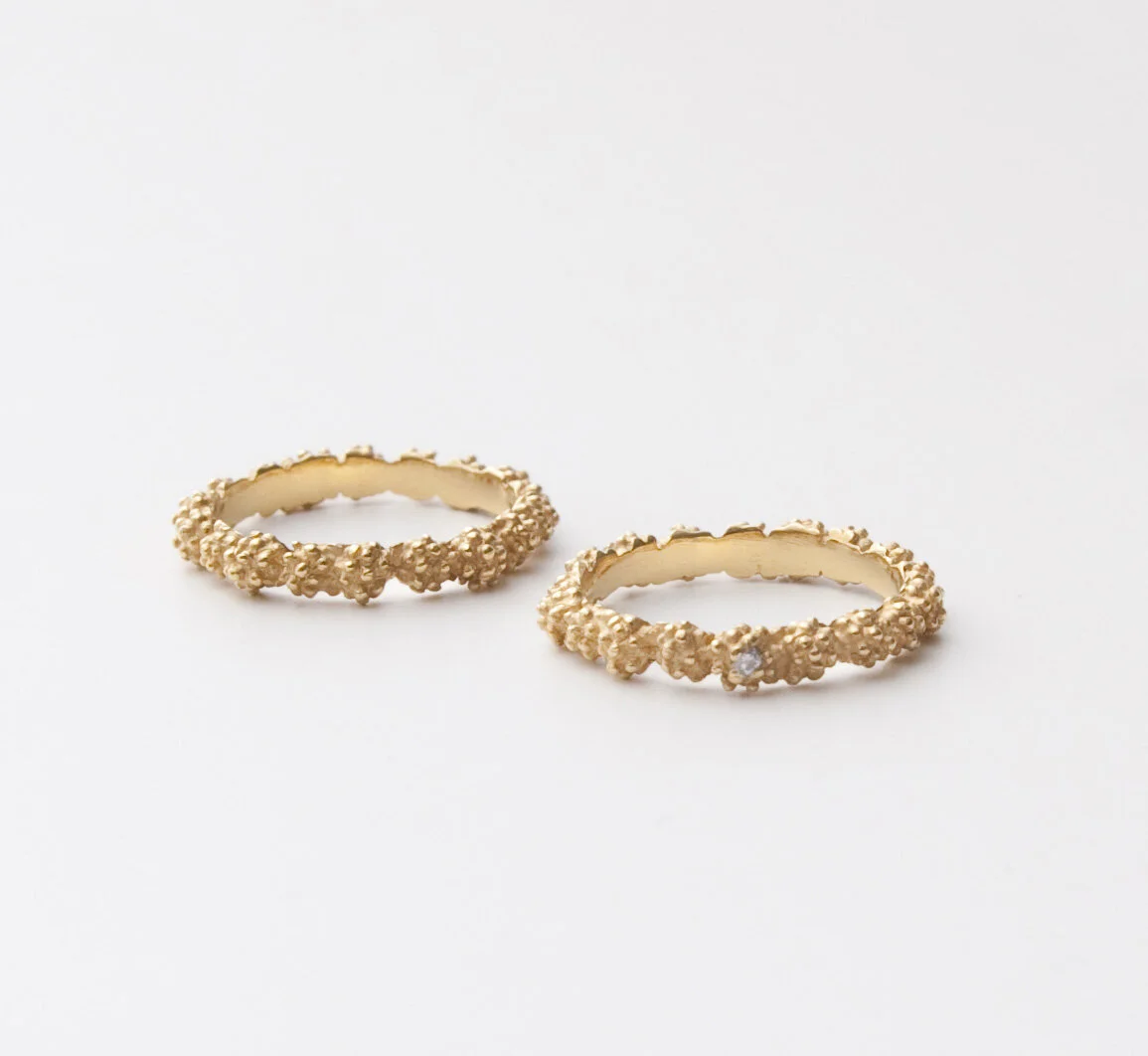 Bague baies sauvages or 18 carats ( or jaune, or gris, or blanc, or rose), argent 925 massif, vermeil (plaqué or) pour femmes