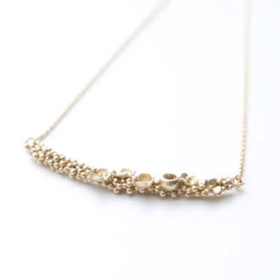 Collier Couronne Barre artisan bijoutier