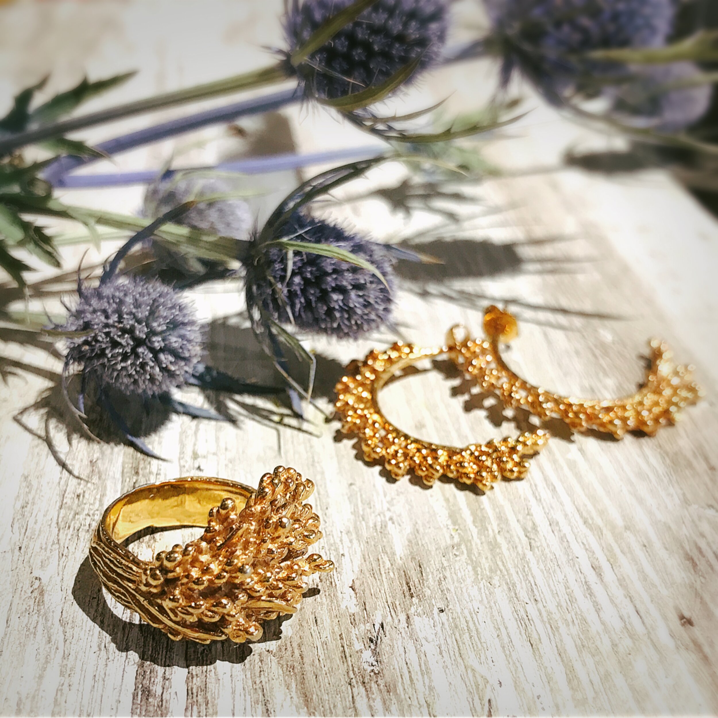 Bague bouquet de lavande made in France