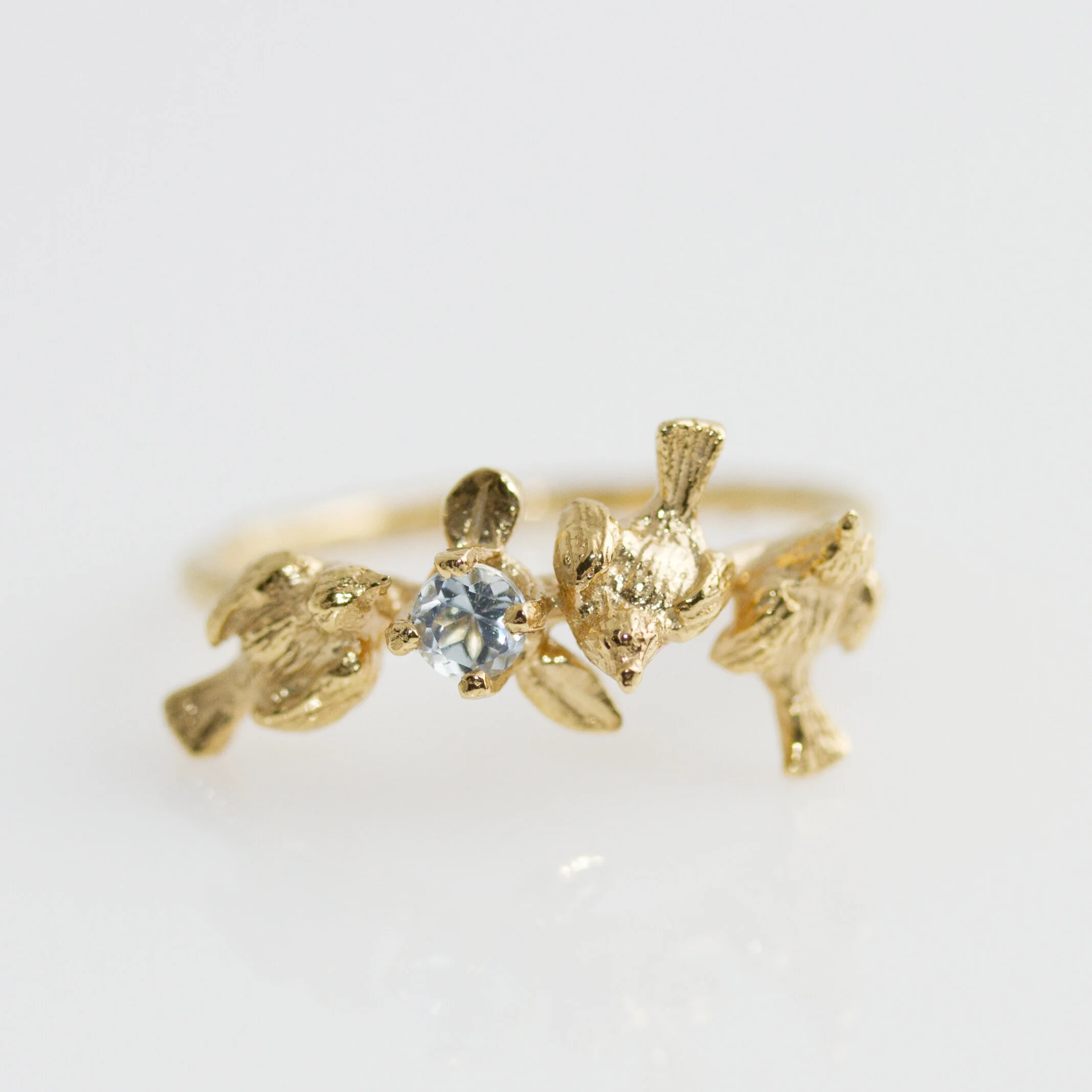 Balade des  oiseaux | bague trois oiseaux | three birds ring