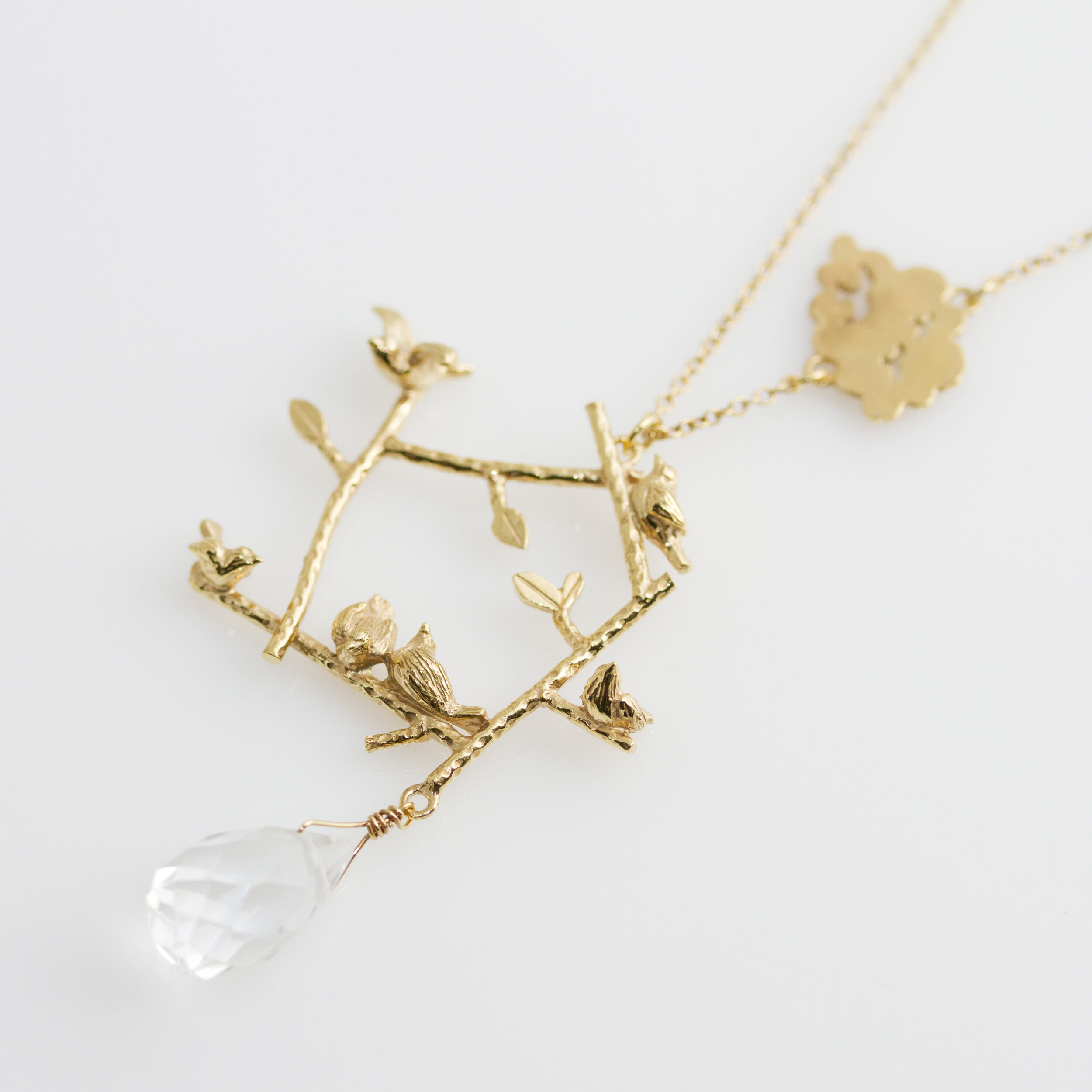 Collier oiseau or 18 carats ( or jaune, or gris, or blanc, or rose), argent 925 massif, vermeil (plaqué or) pour femmes