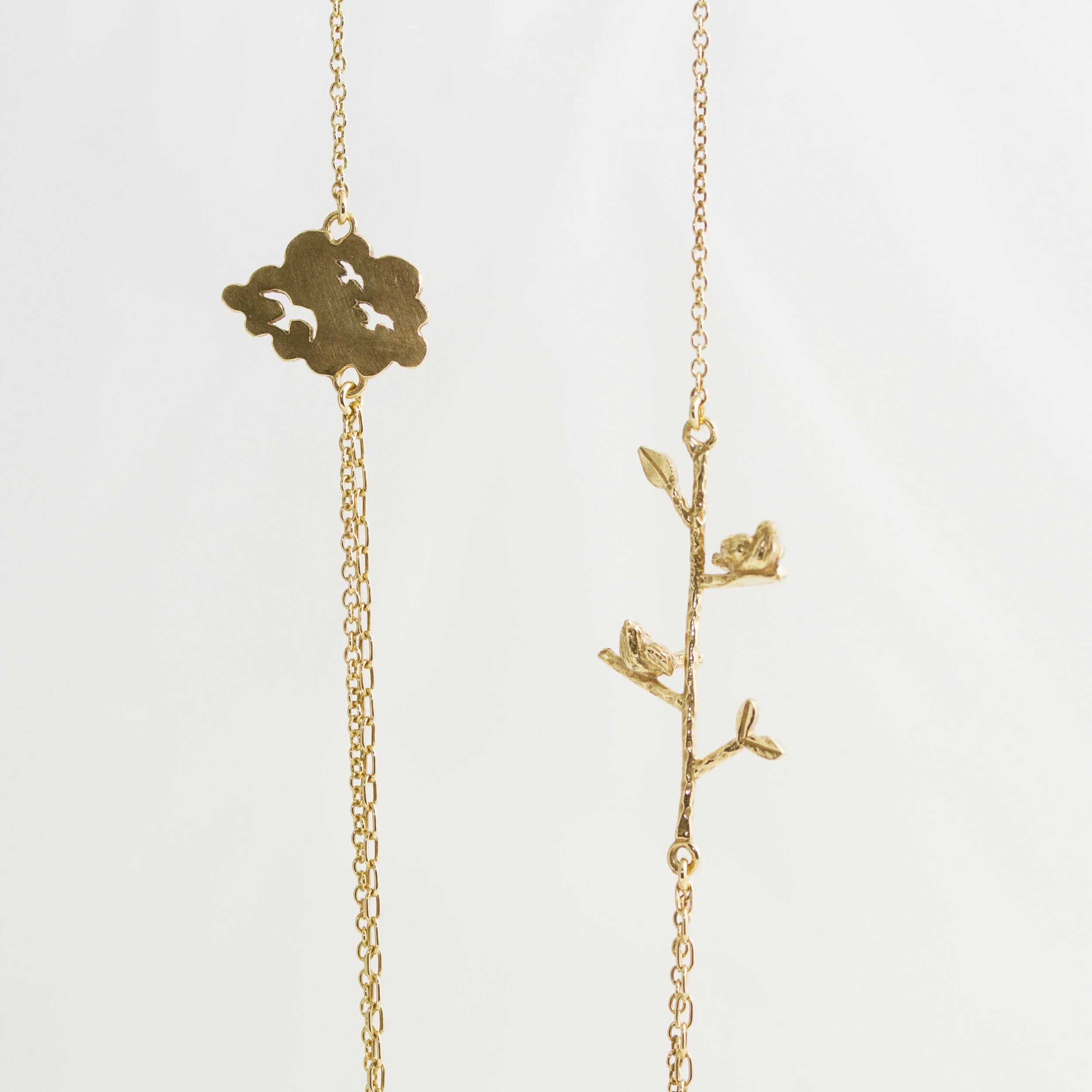 Collier oiseaux artisan bijoutier