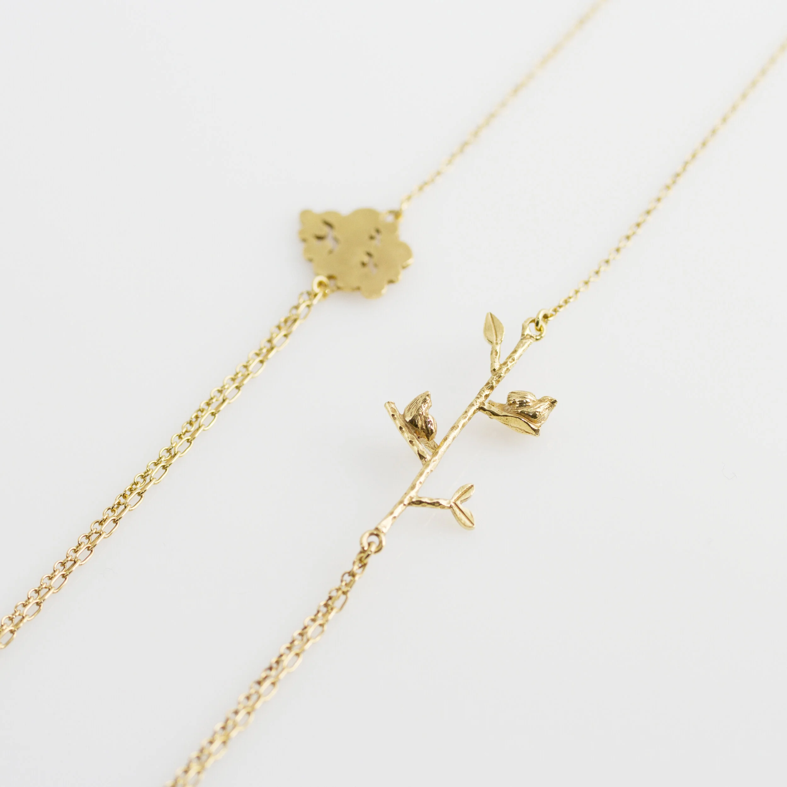 Balade des  oiseaux | double necklace | double collier