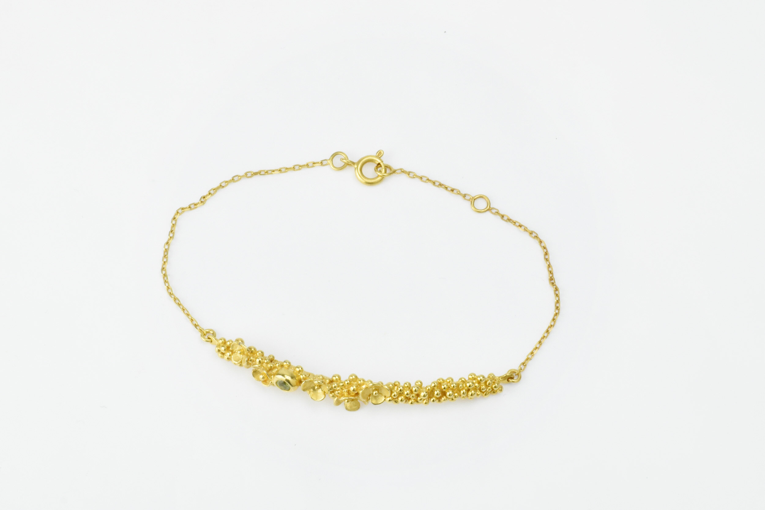 Bracelet Fleurs Couronne bijoutier joaillier or 18k ( or jaune, or gris, or blanc, or rose), argent sterling 925, vermeil (plaqué or)