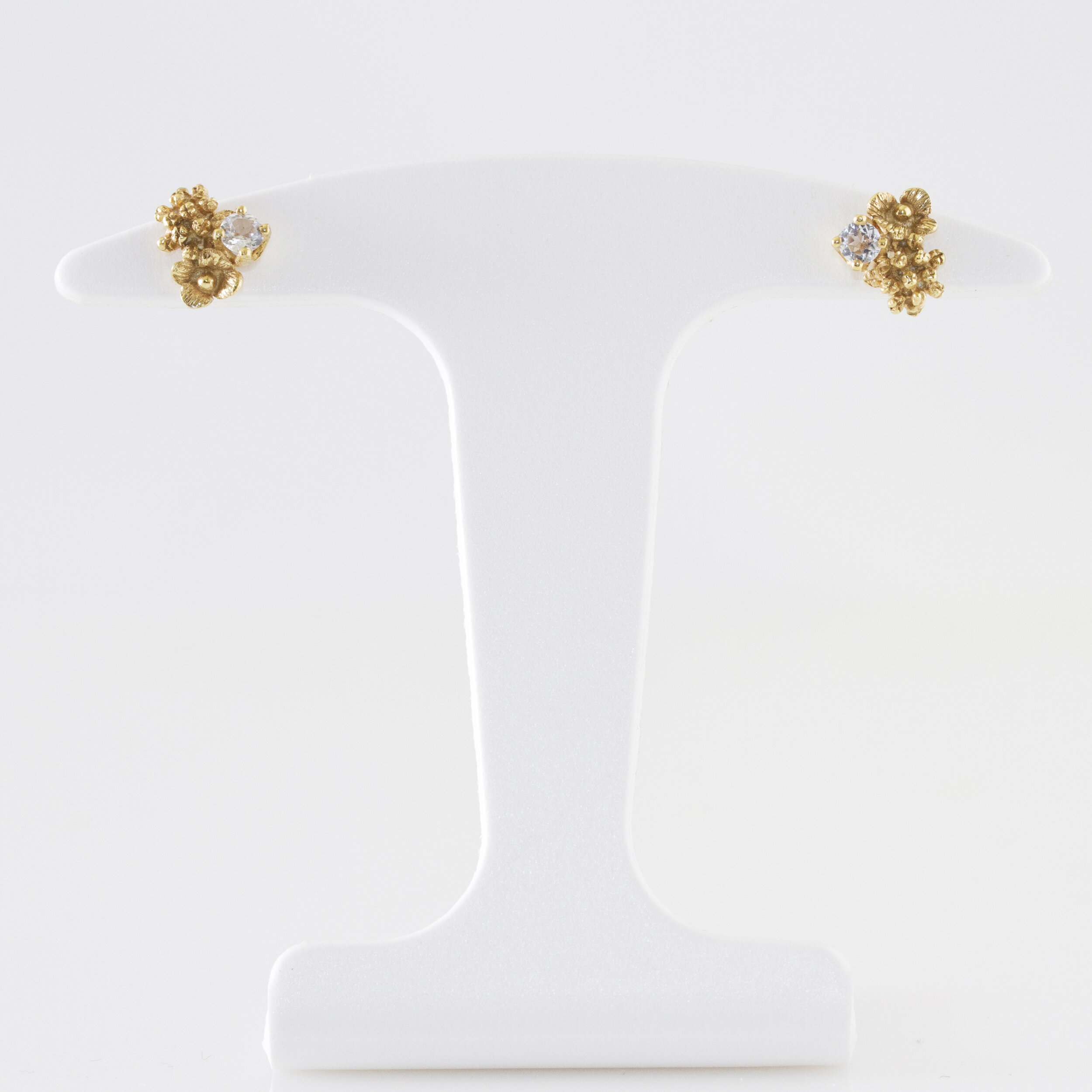 Petite boucles d'oreilles fleurs hortensia