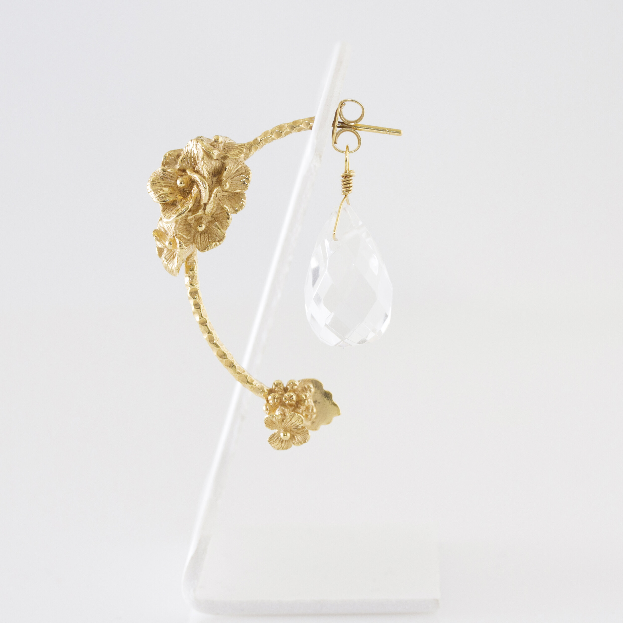 Earring made by a parisian jeweler - La lueur de l'aube