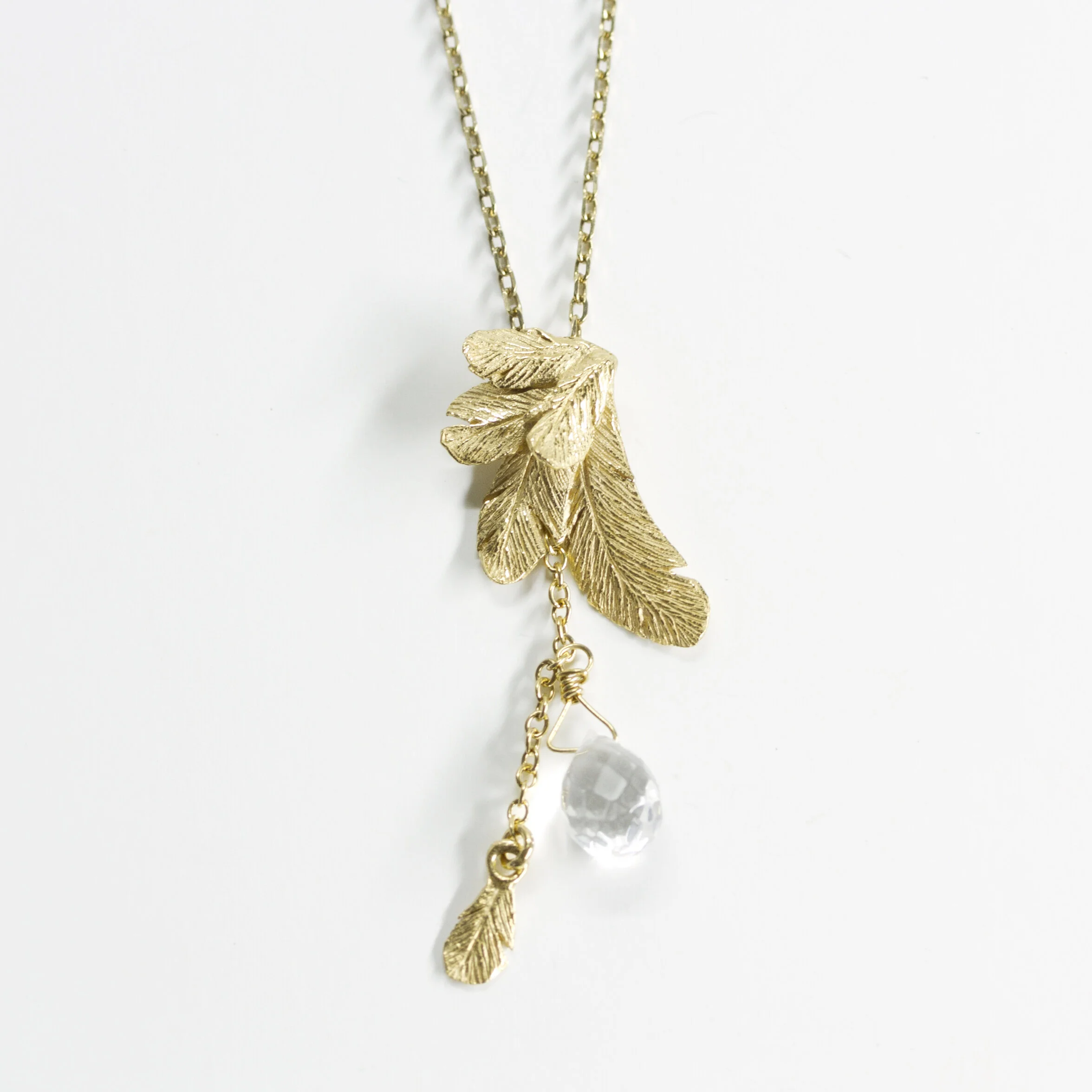 Plume | feather necklace | Collier