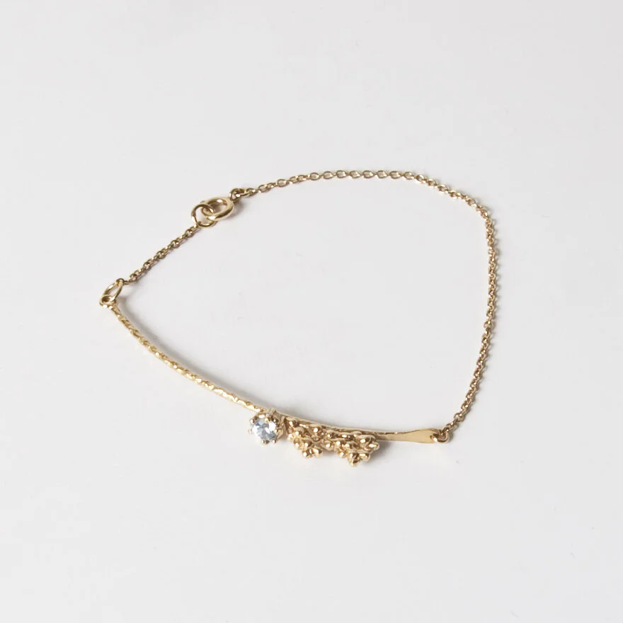 Bracelet lavande Barre de créateur paris or 18k ( or jaune, or gris, or blanc, or rose), argent sterling 925, vermeil (plaqué or)
