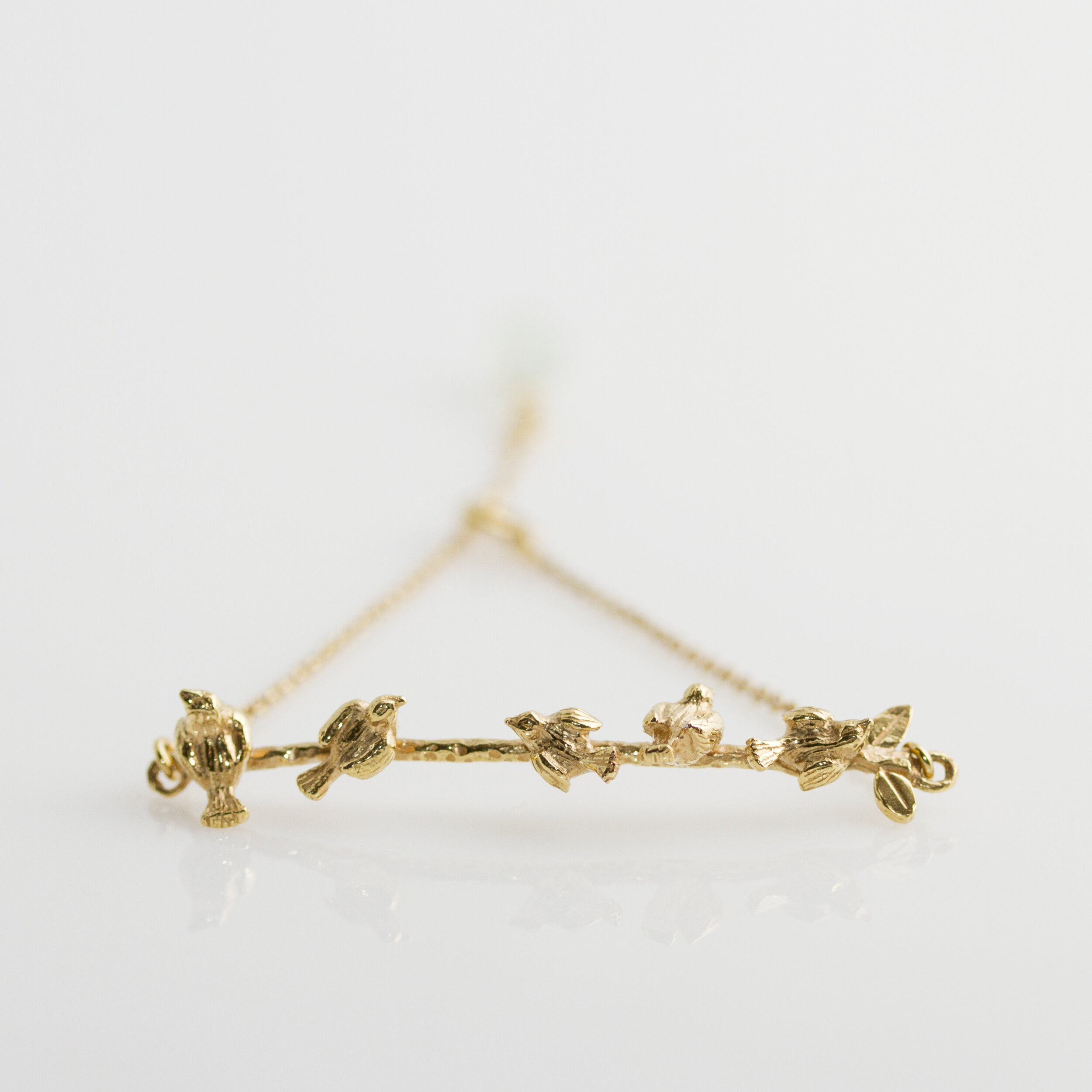 Bracelet oiseaux artisan bijoutier