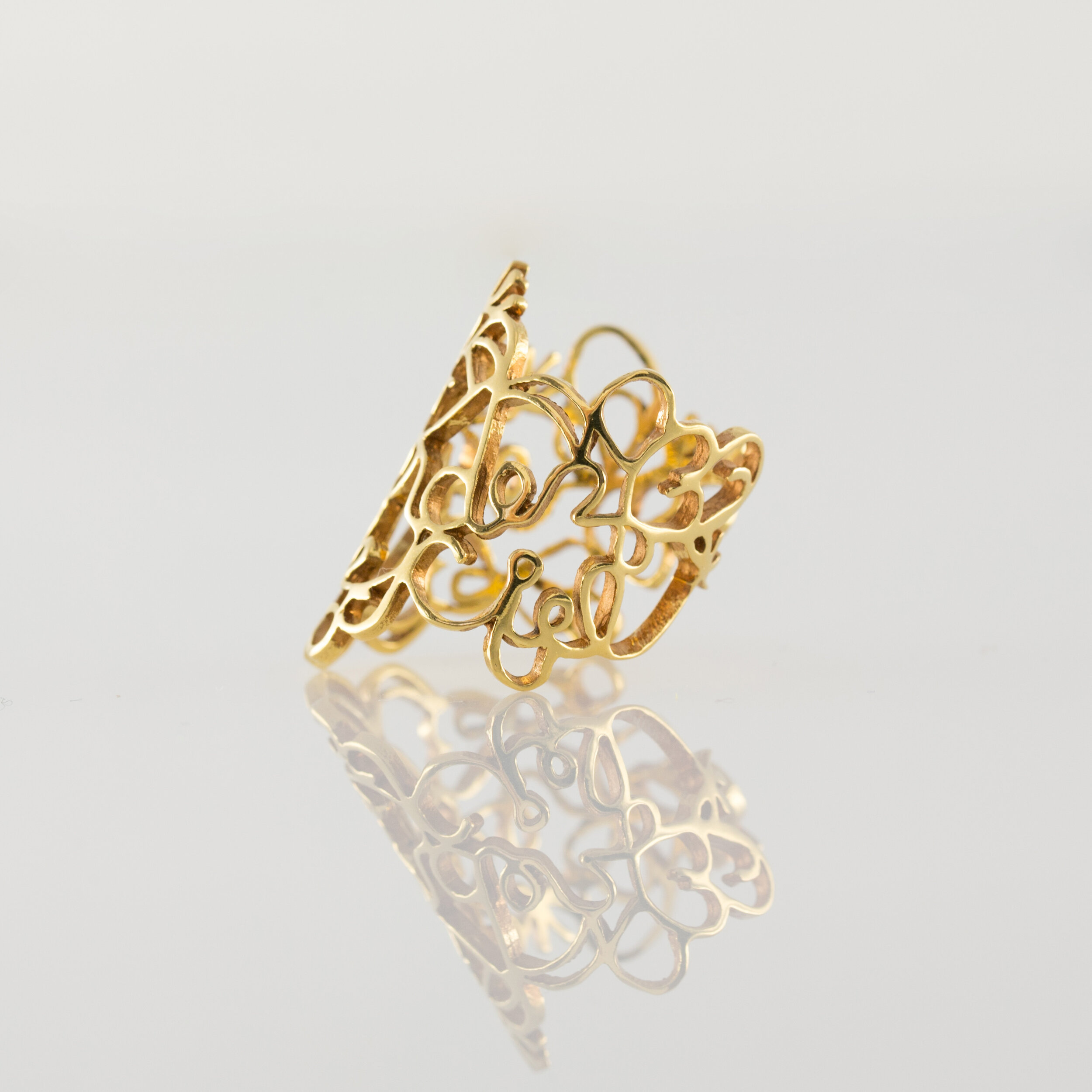 Bague artisanale faite à la main - La lueur de l'aube
