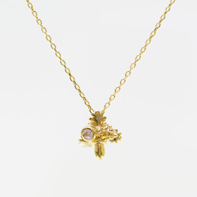 Collier pendentif gland