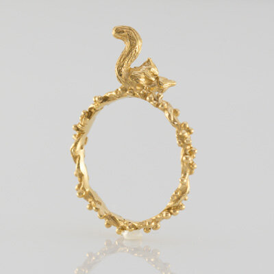 Bague écureuil originale bijouterie Paris