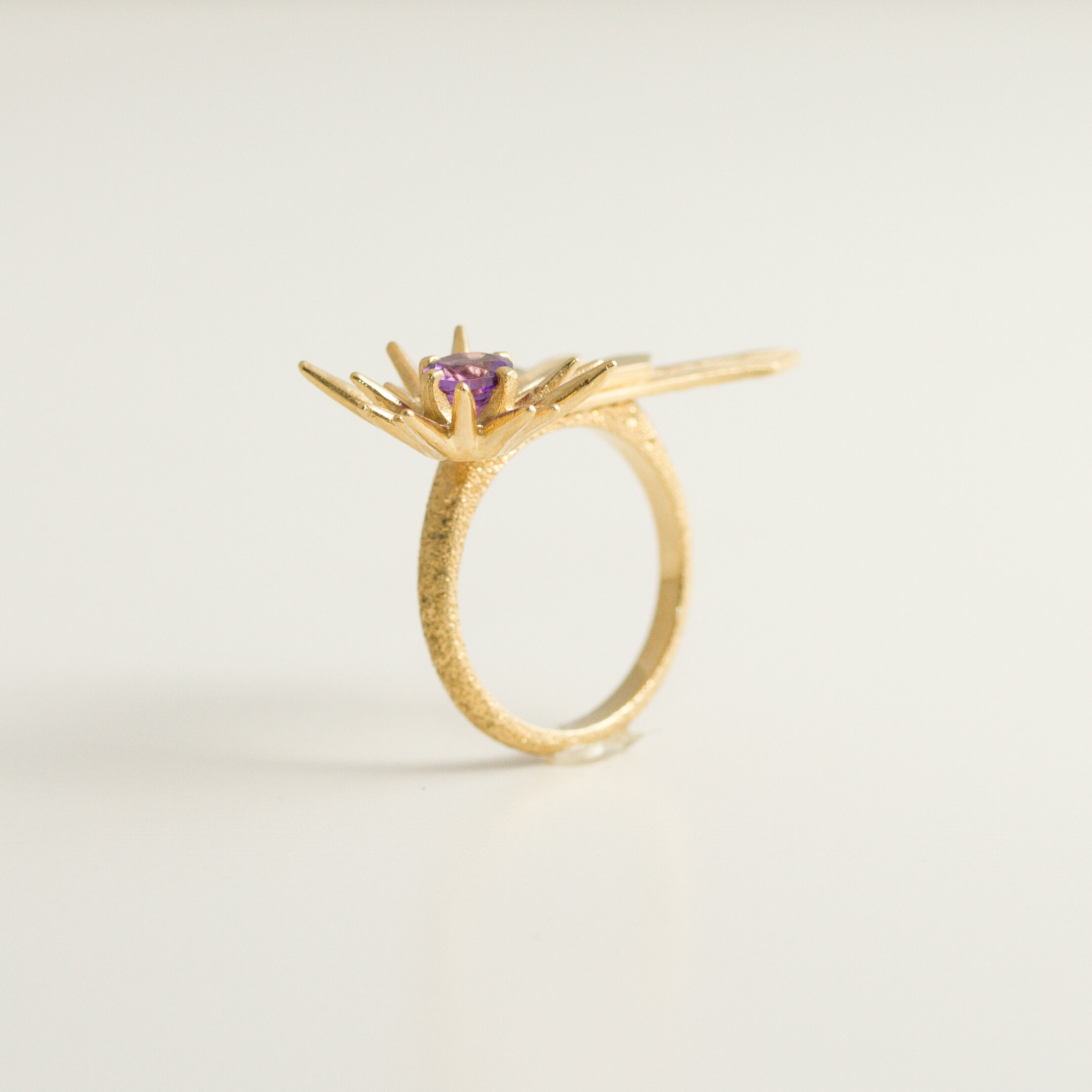Bague étoile filante artisan bijoutier