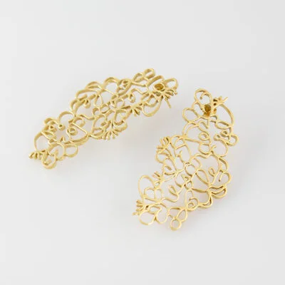Trouver la nature | look up the sky earrings  | Regardez le ciel Boucles d'oréilles