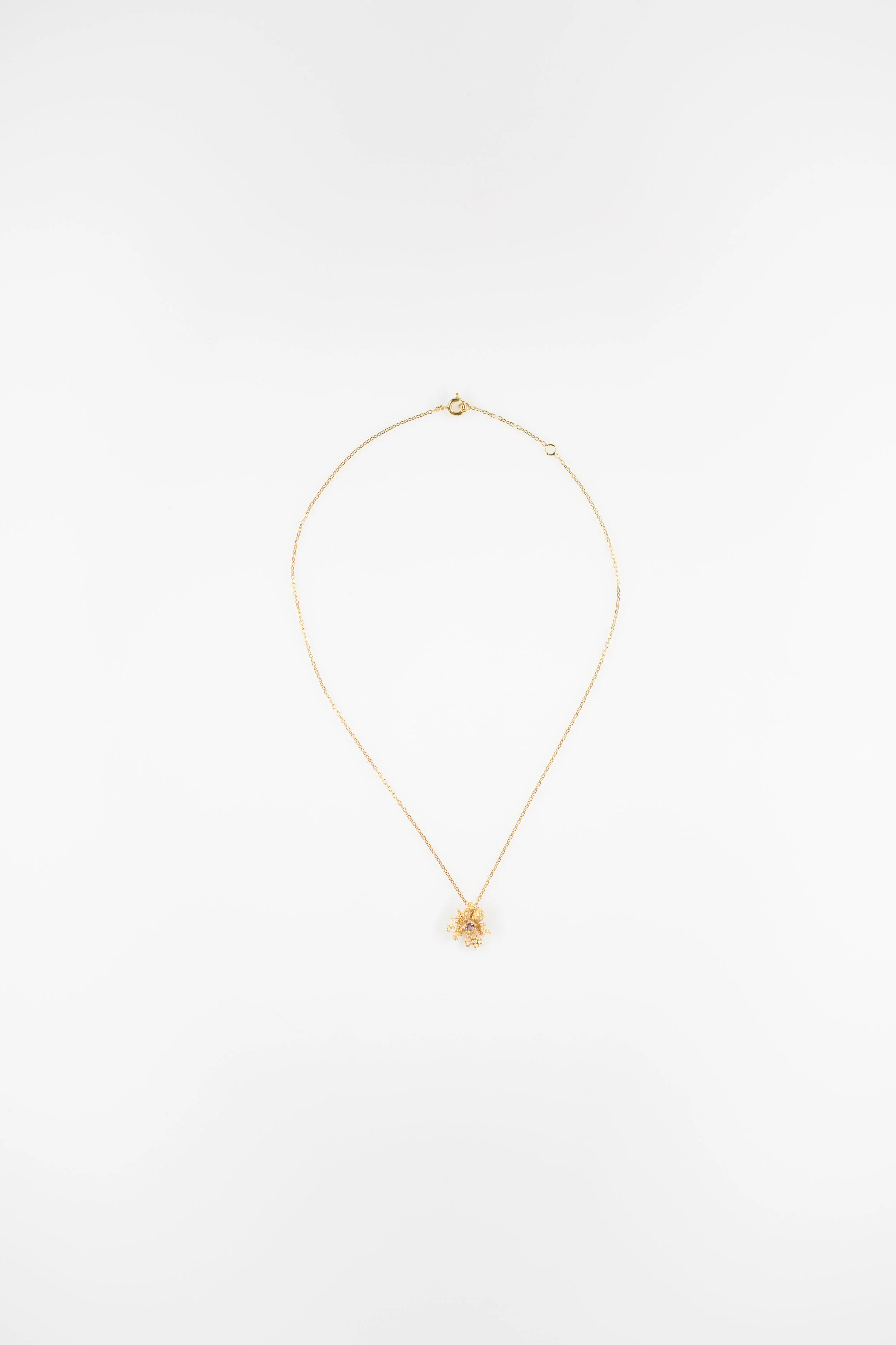 Collier pendentif texture corail joaillier Paris