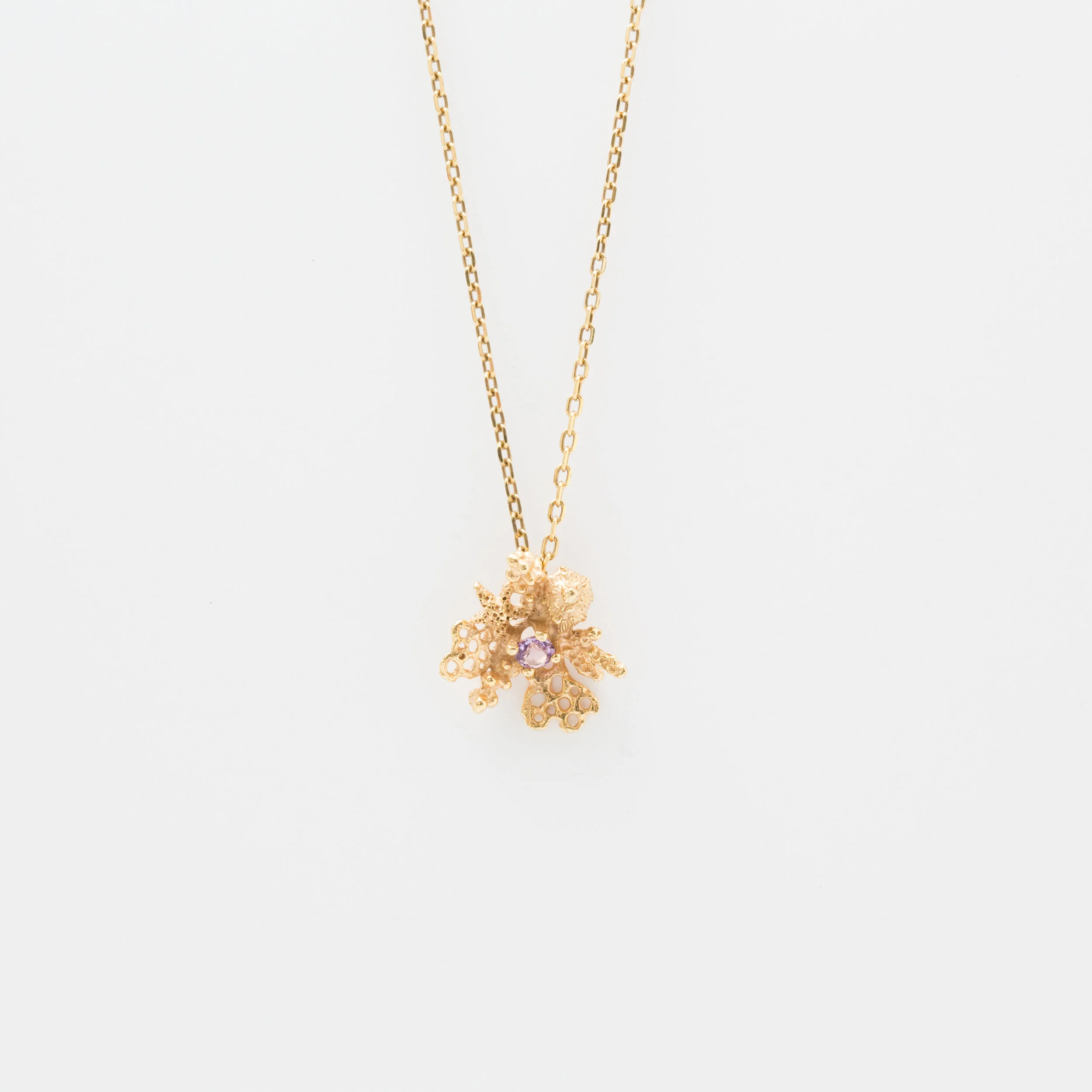 Collier pendentif texture corail bijouterie à Paris