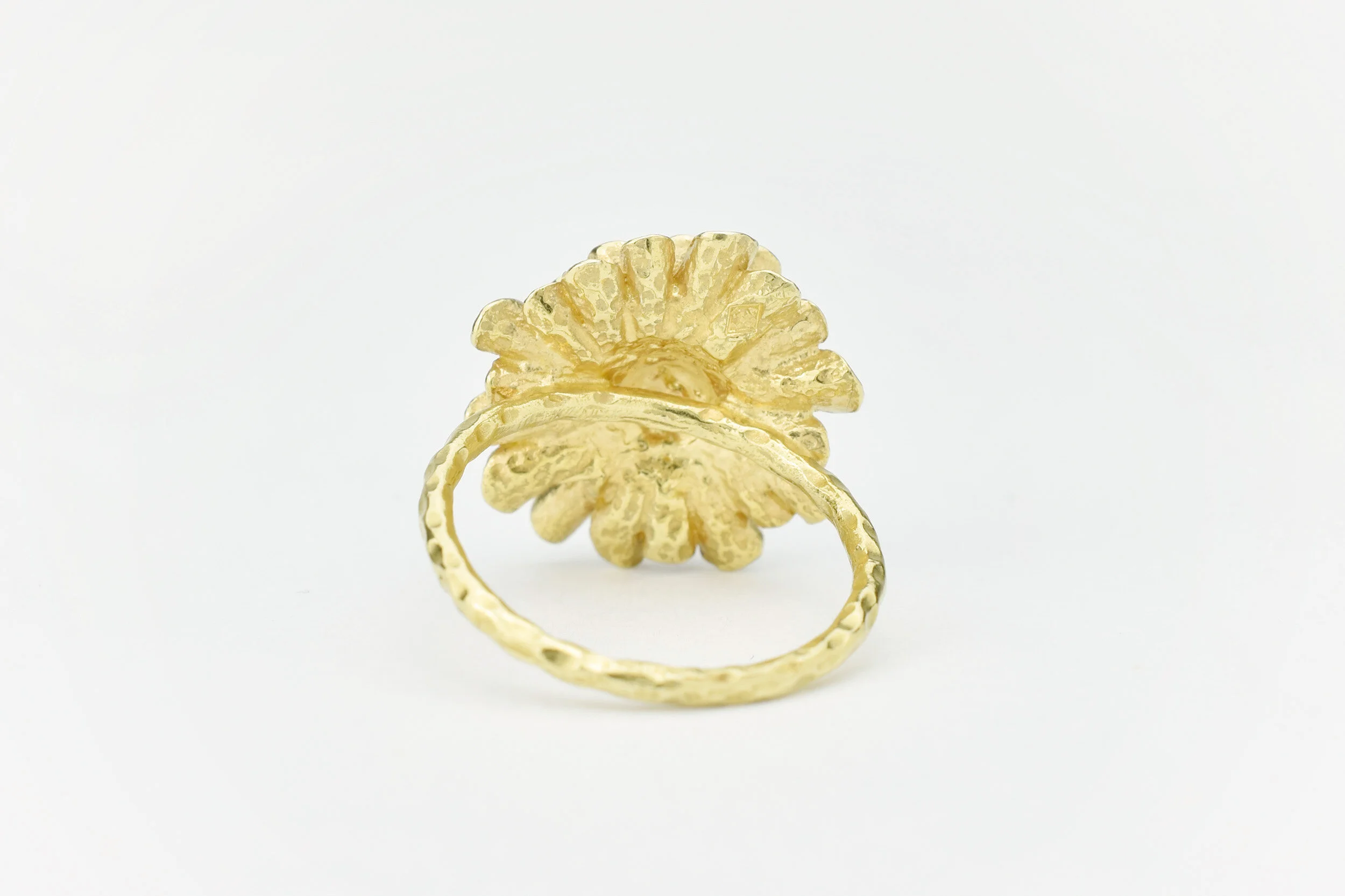 Bague fleur Dahlia originale