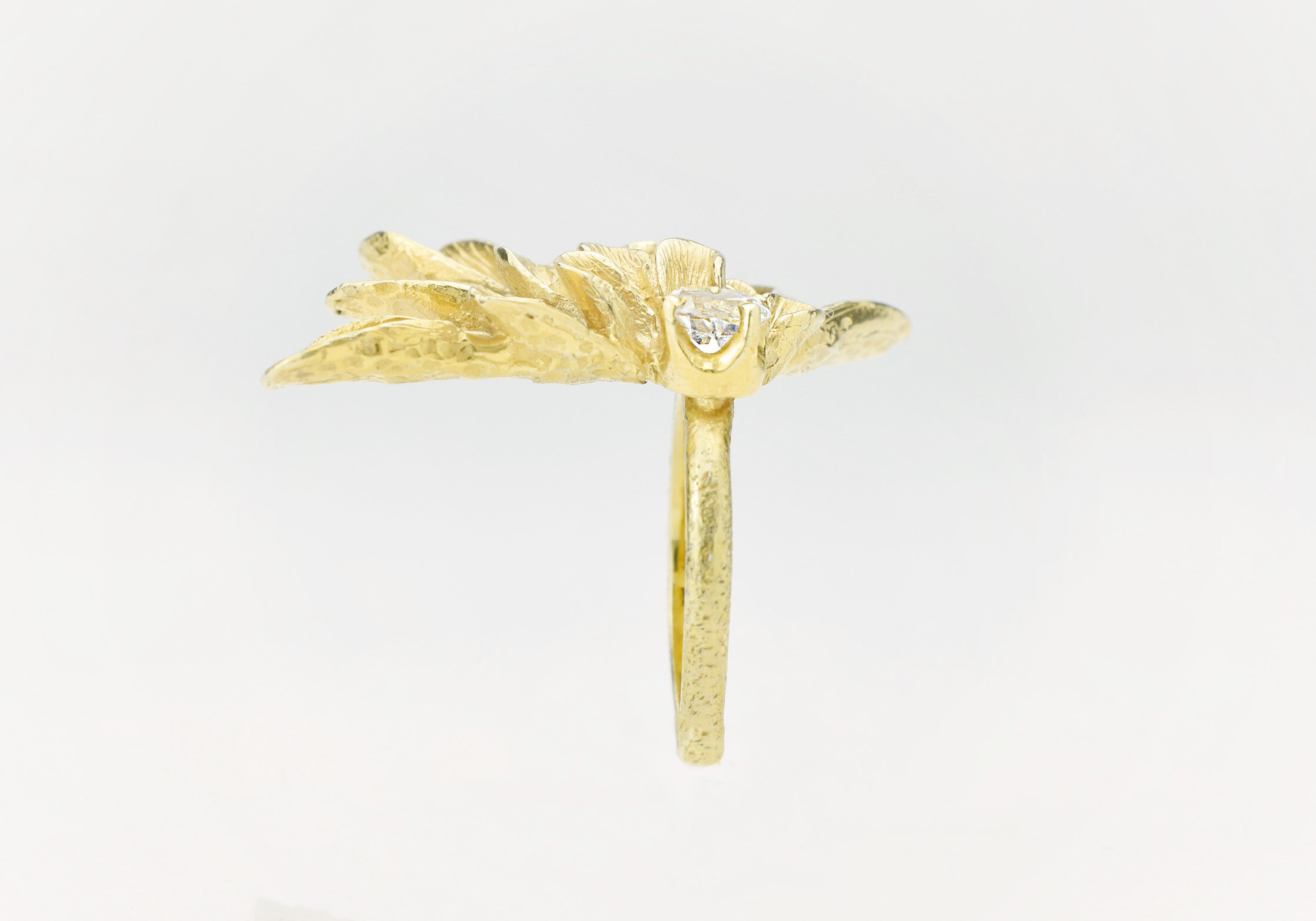 Bague Dahlia bijoutier parisien or 18k ( or jaune, or gris, or blanc, or rose), argent sterling 925, vermeil (plaqué or)