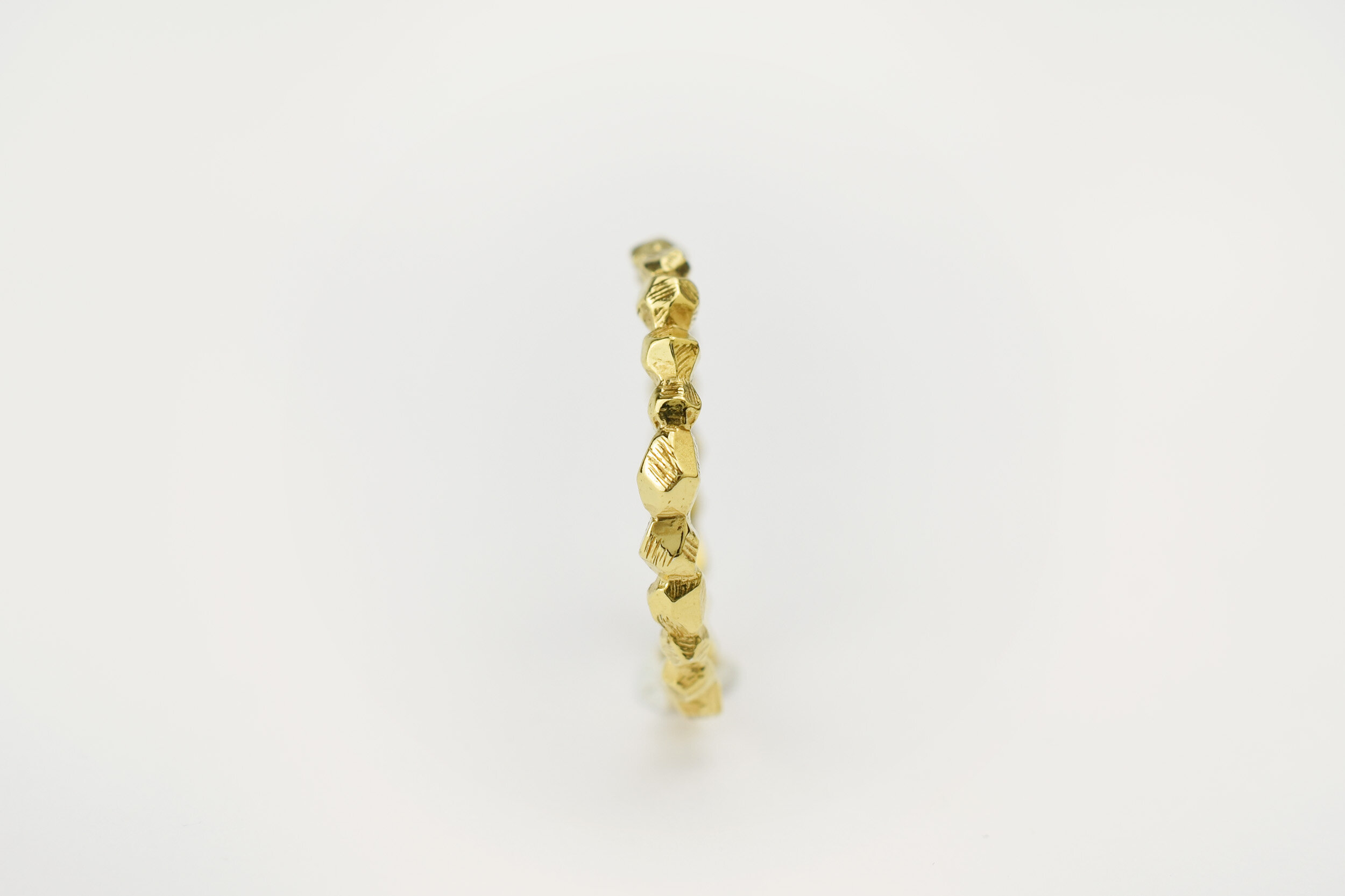 Bague pépite d'or de créateur parisien