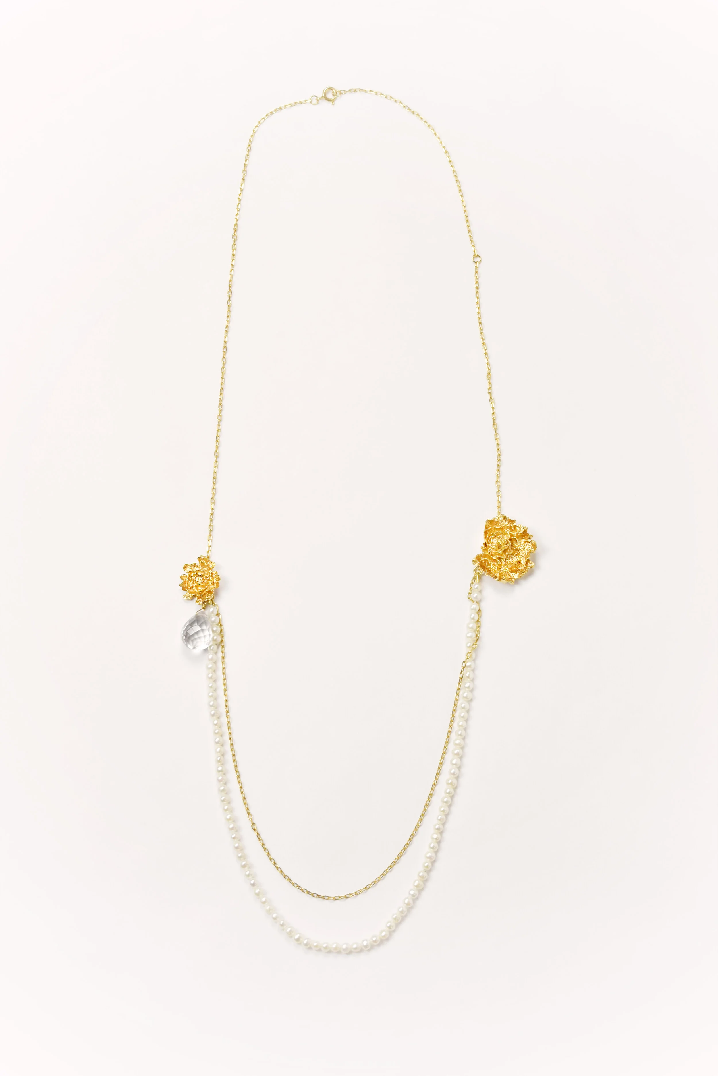 Collier pivoine joaillier paris
