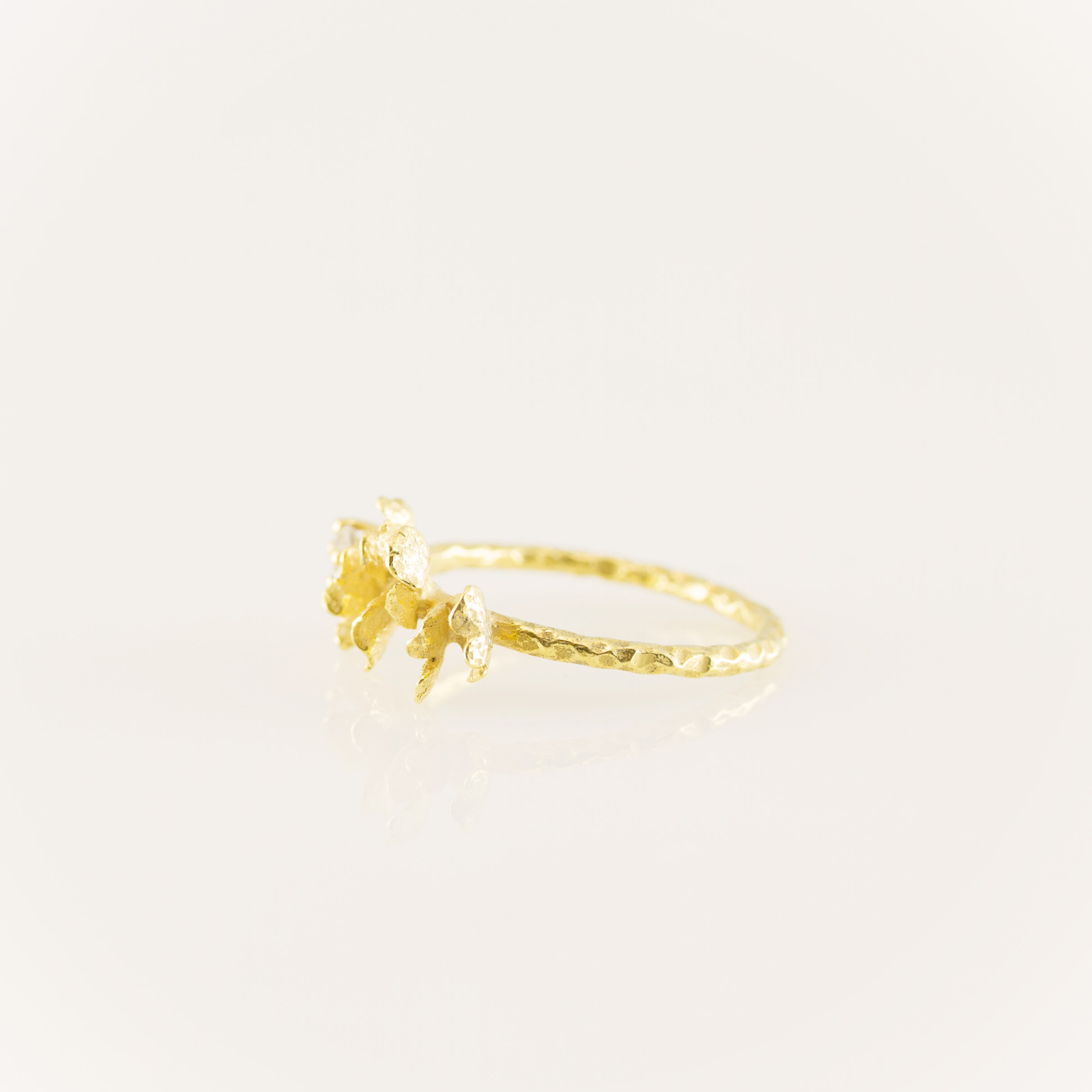 Bague fleurs pivoines