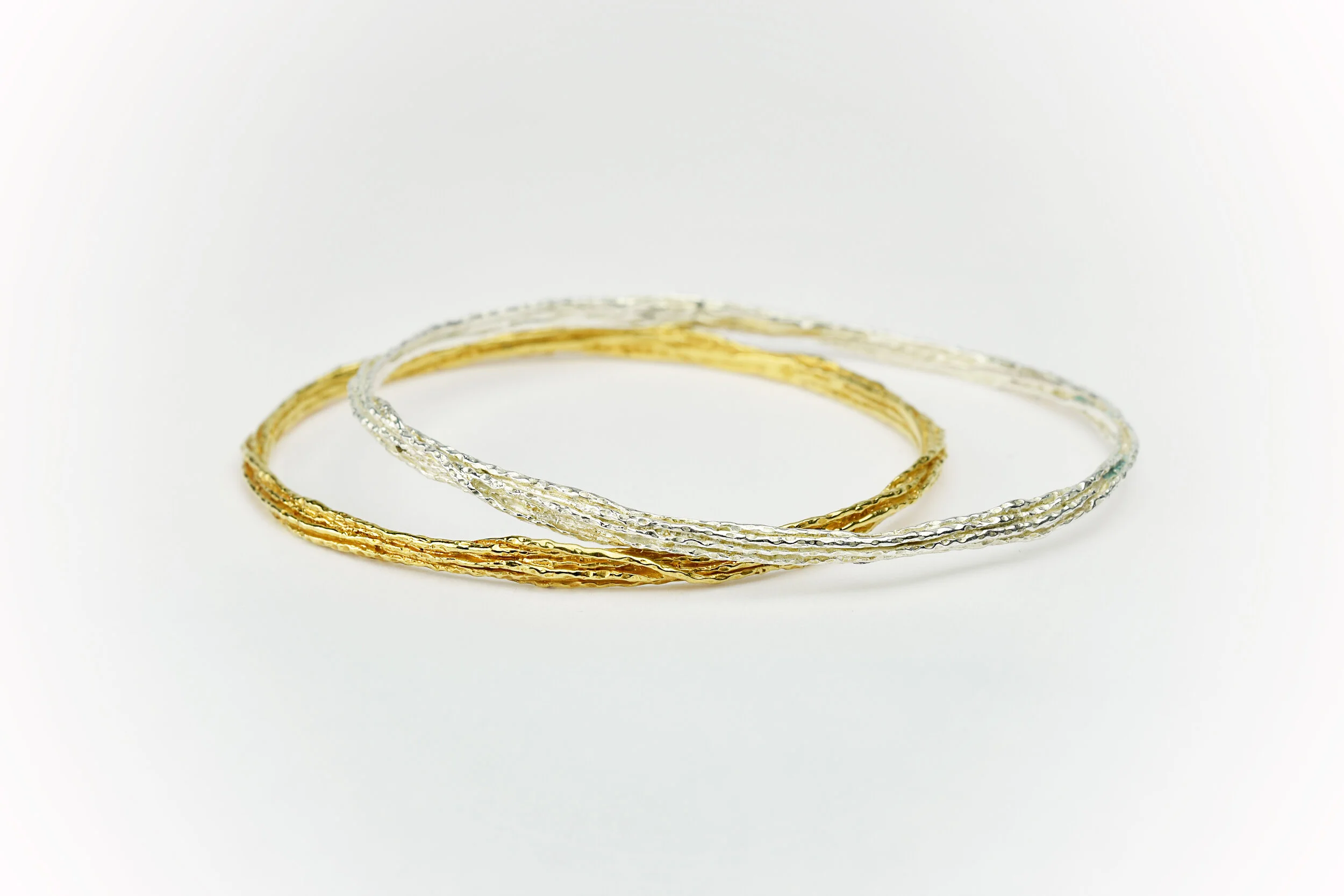 bracelet Lavande jonc or 18 carats ( or jaune, or gris, or blanc, or rose), argent 925 massif, vermeil (plaqué or) pour femmes
