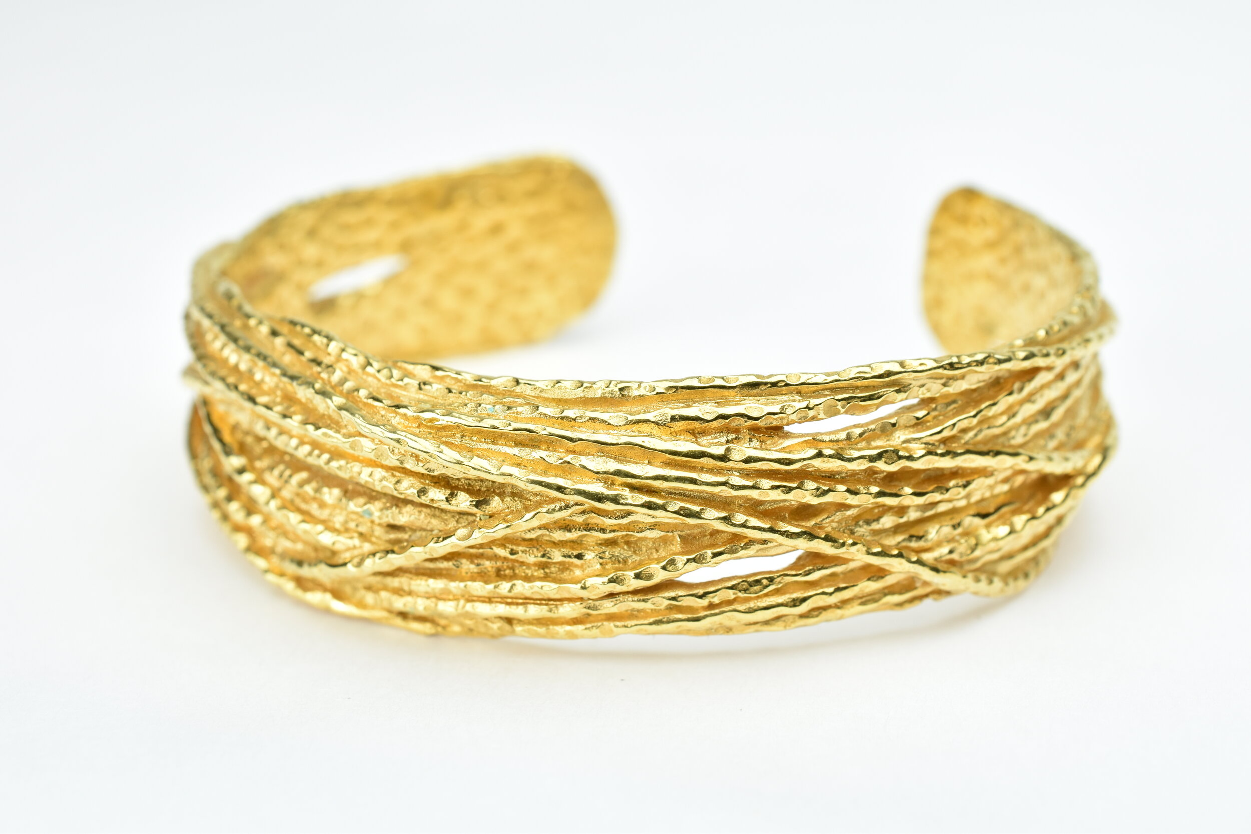 Bracelet lavande jonc large bijoutier joaillier or 18k ( or jaune, or gris, or blanc, or rose), argent sterling 925, vermeil (plaqué or)