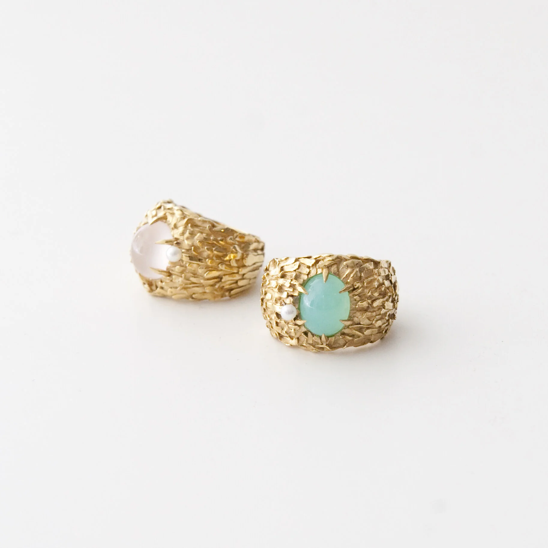 Prairie | large cabochon ring | Bague cabochon  large