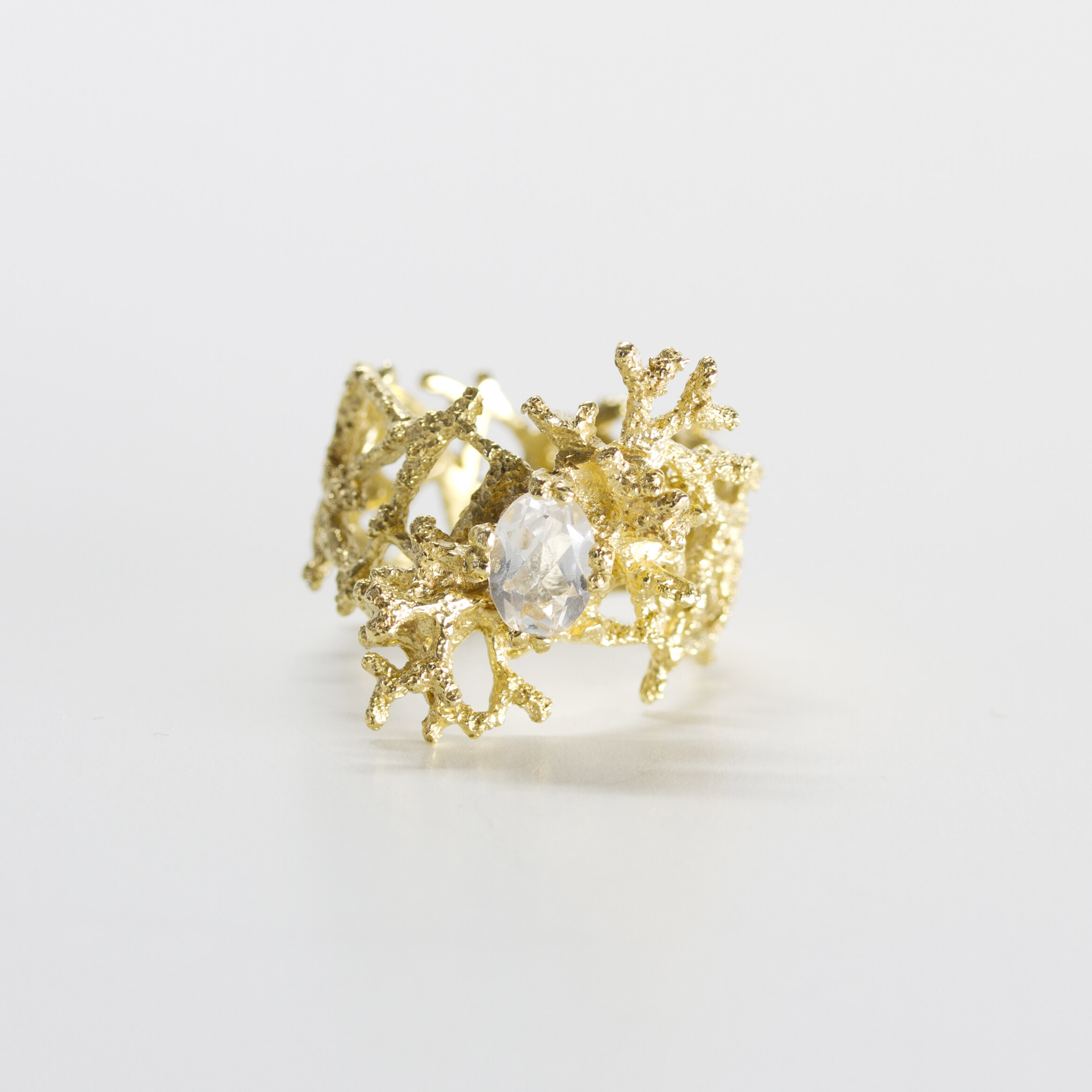 Bague flocons de neige large