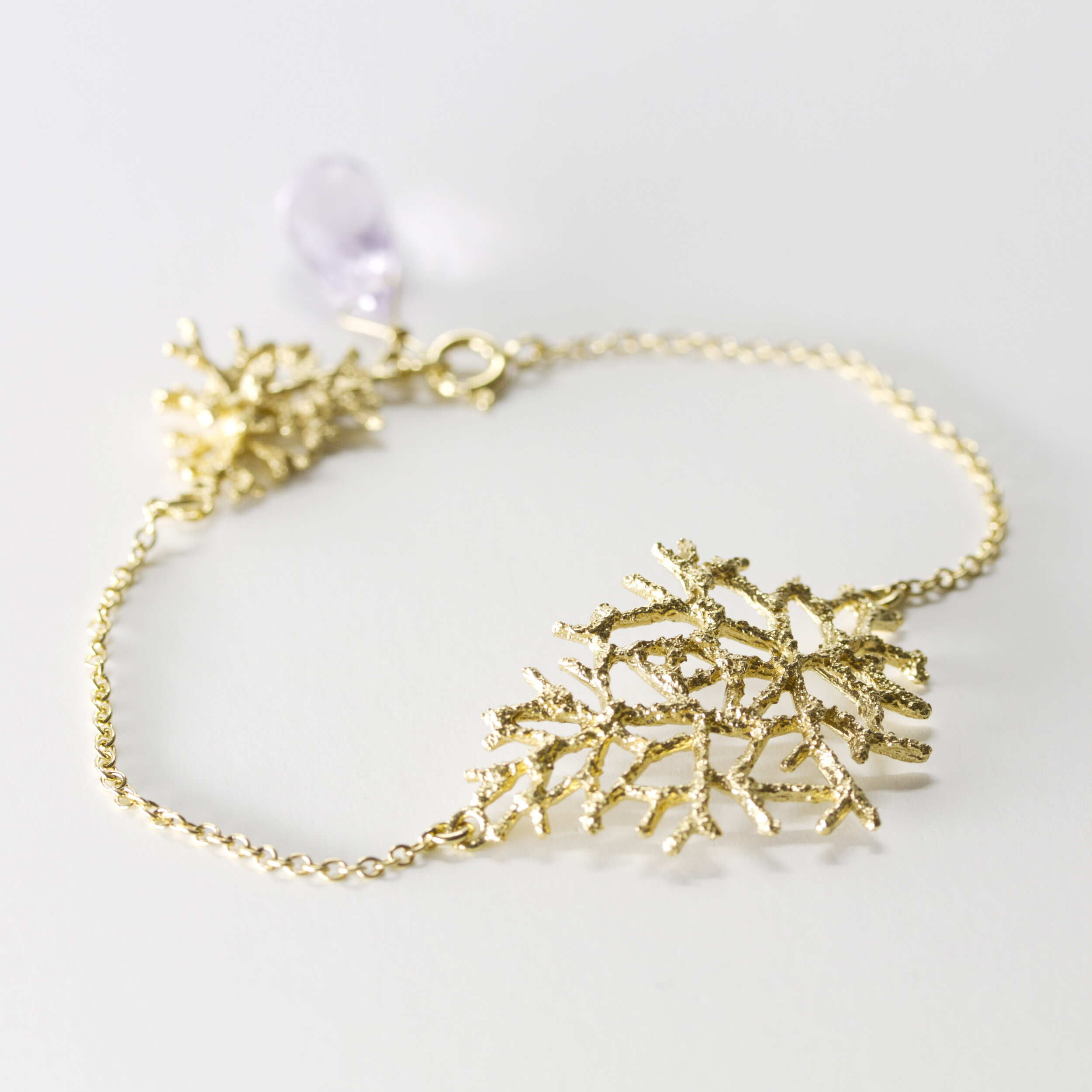 Bracelet flocon de neige or 18 carats ( or jaune, or gris, or blanc, or rose), argent 925 massif, vermeil (plaqué or) pour femmes