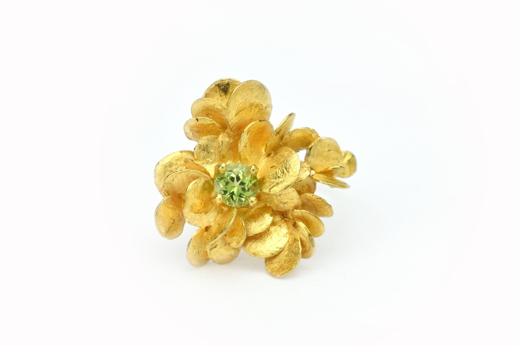 Bague succulente fleur - La lueur de l'aube