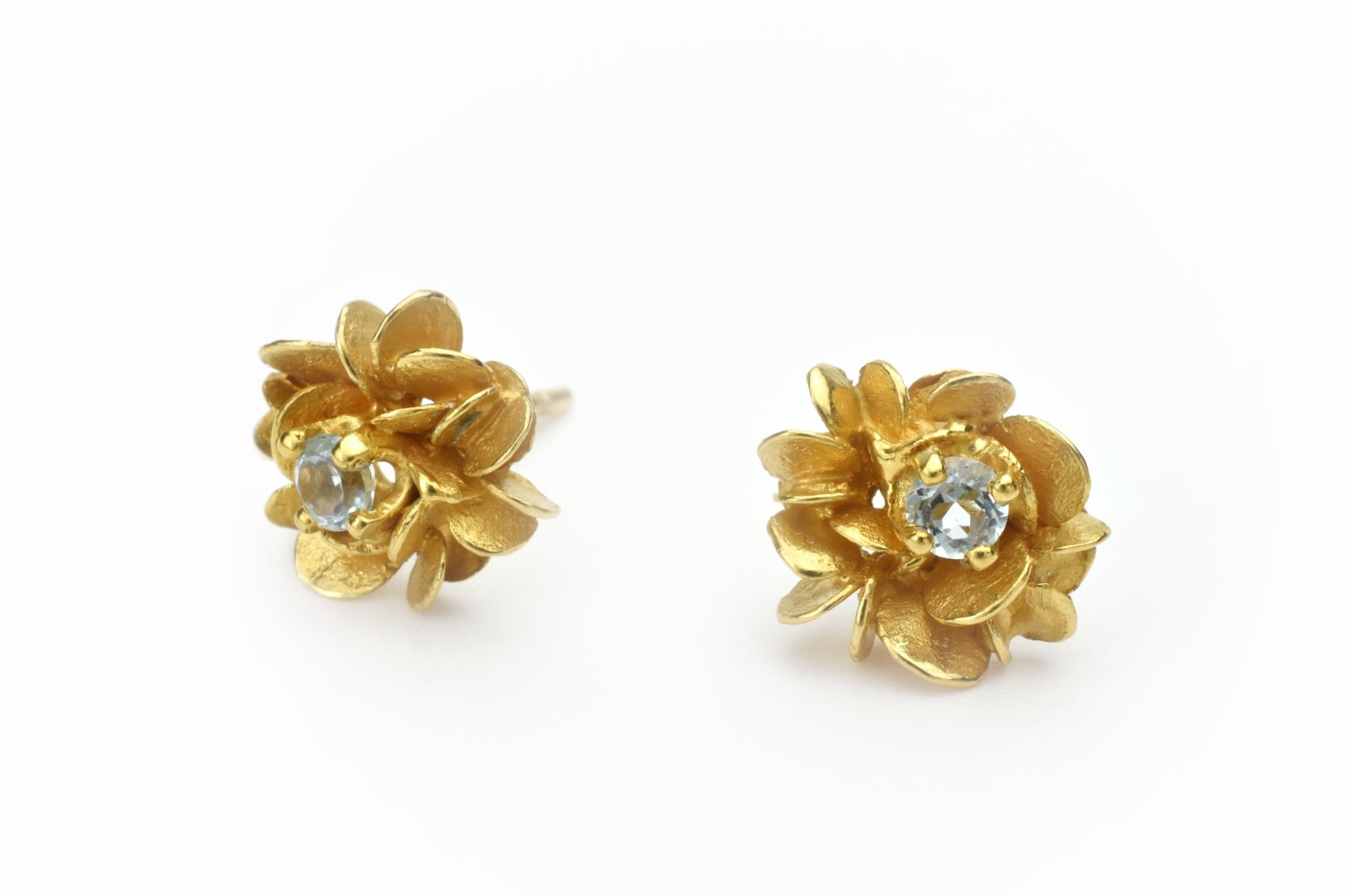 Boucles d'oreilles Succulente avec Pierre - La lueur de l'aube