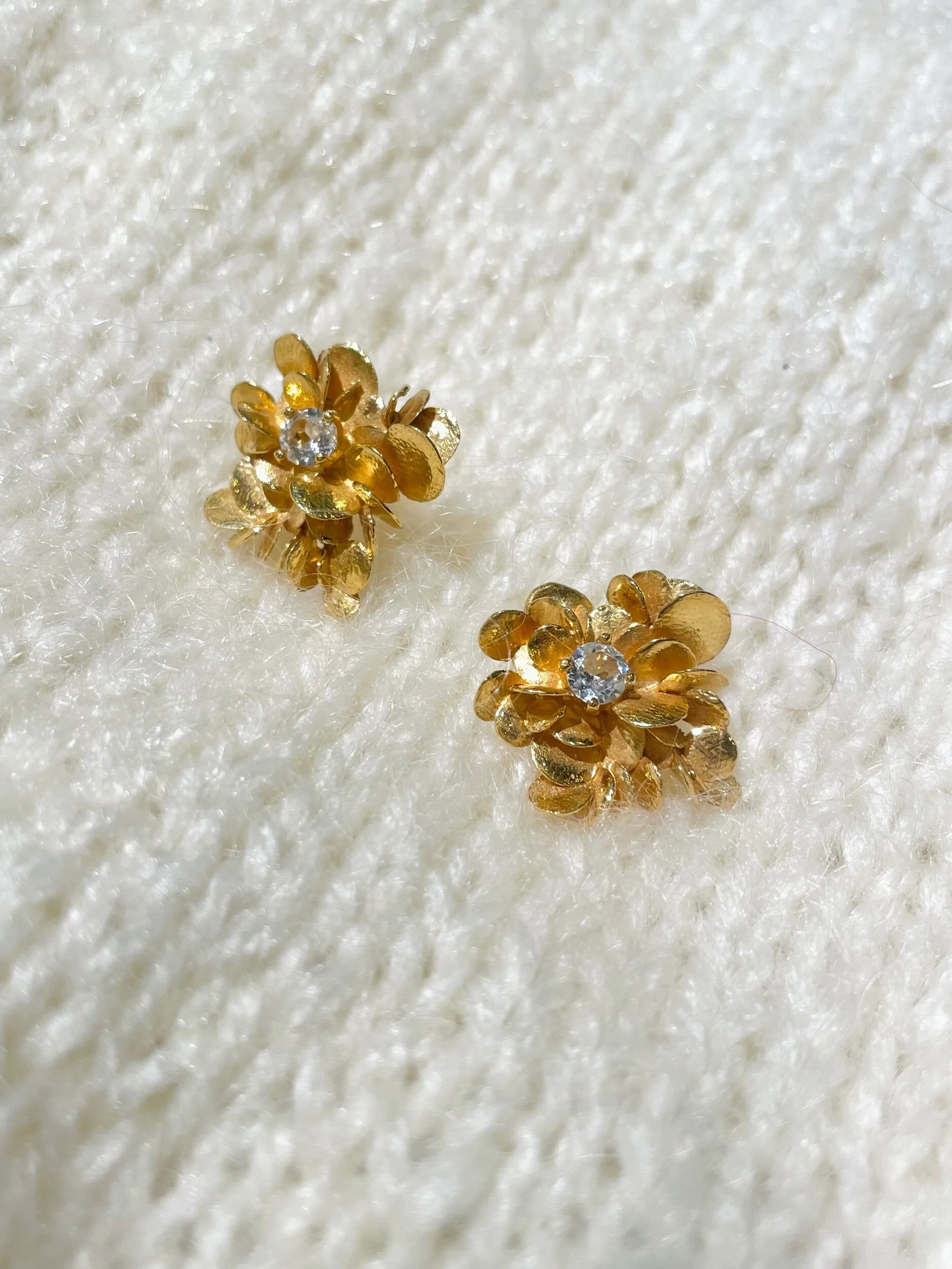 Handmade earrings "Succulente" - La lueur de l'aube