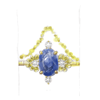 Handmade jewelry sketches