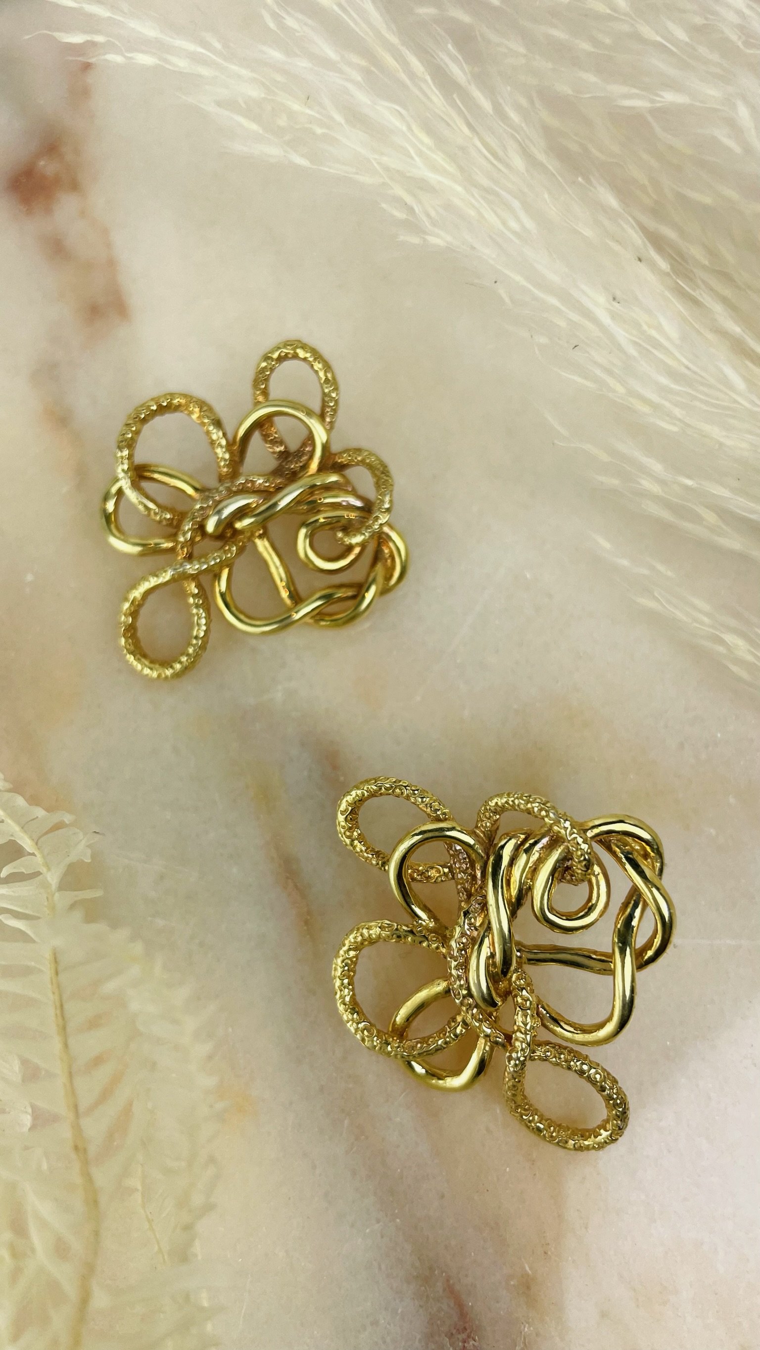 Serpent | Sculptural earrings | Boucles d'oreilles sculptural
