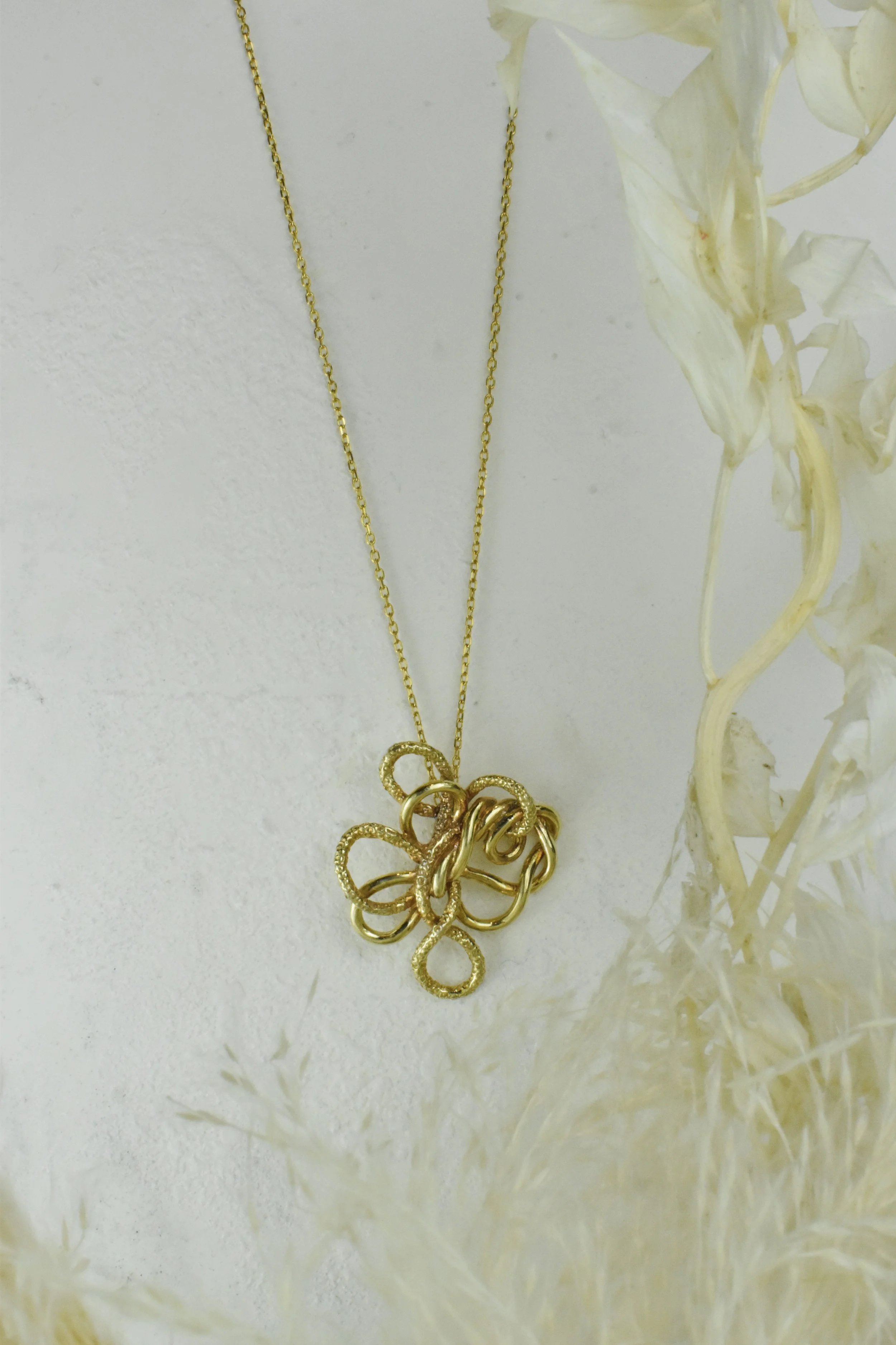 Serpent | Sculptural necklace | Collier sculptural