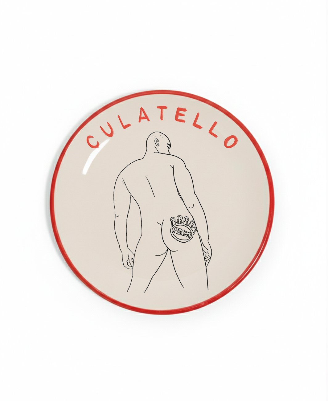 Culatello Plate – Front – Vanadio23 Ceramics