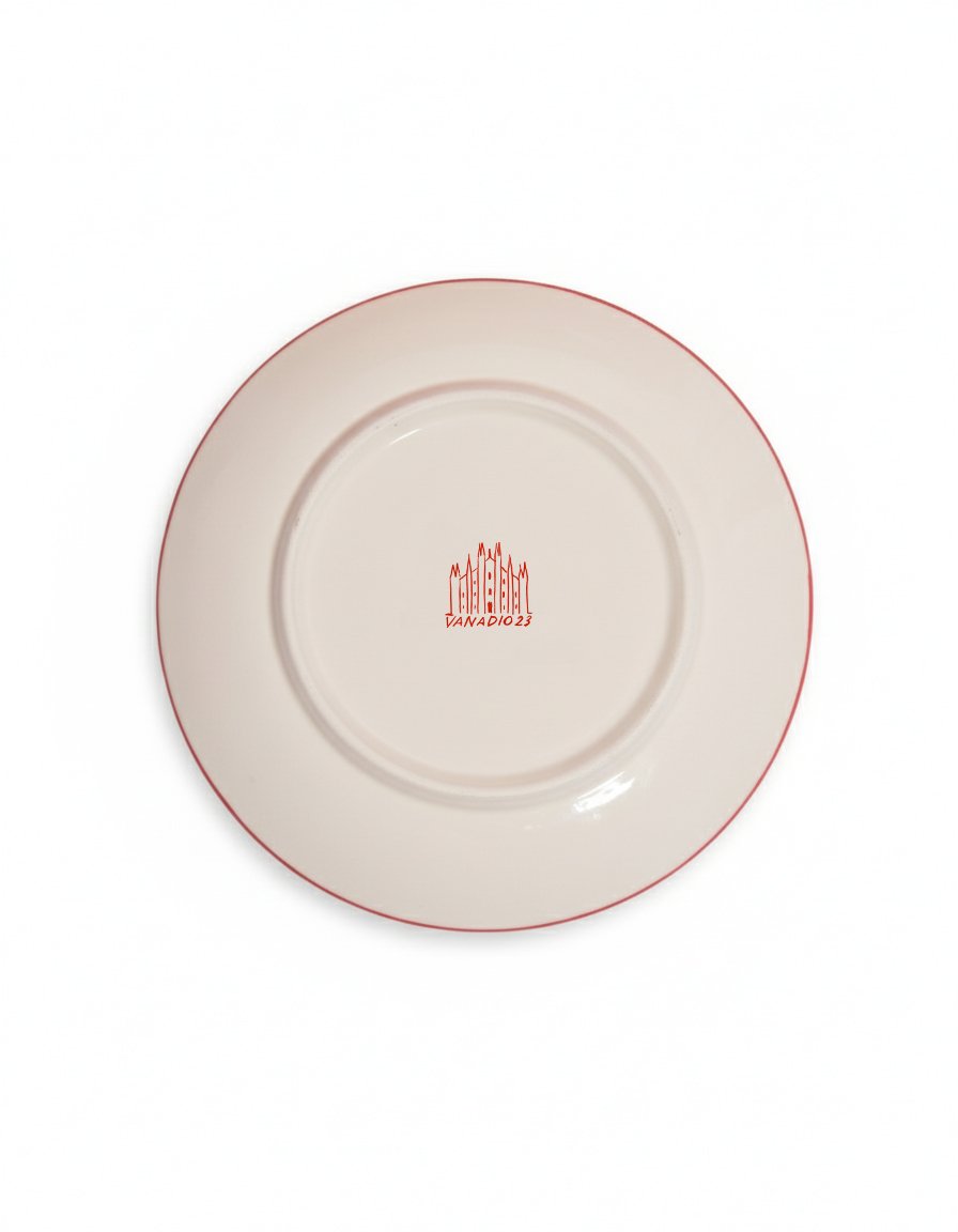 Salame Milano Plate – Back – Vanadio23 Ceramics
