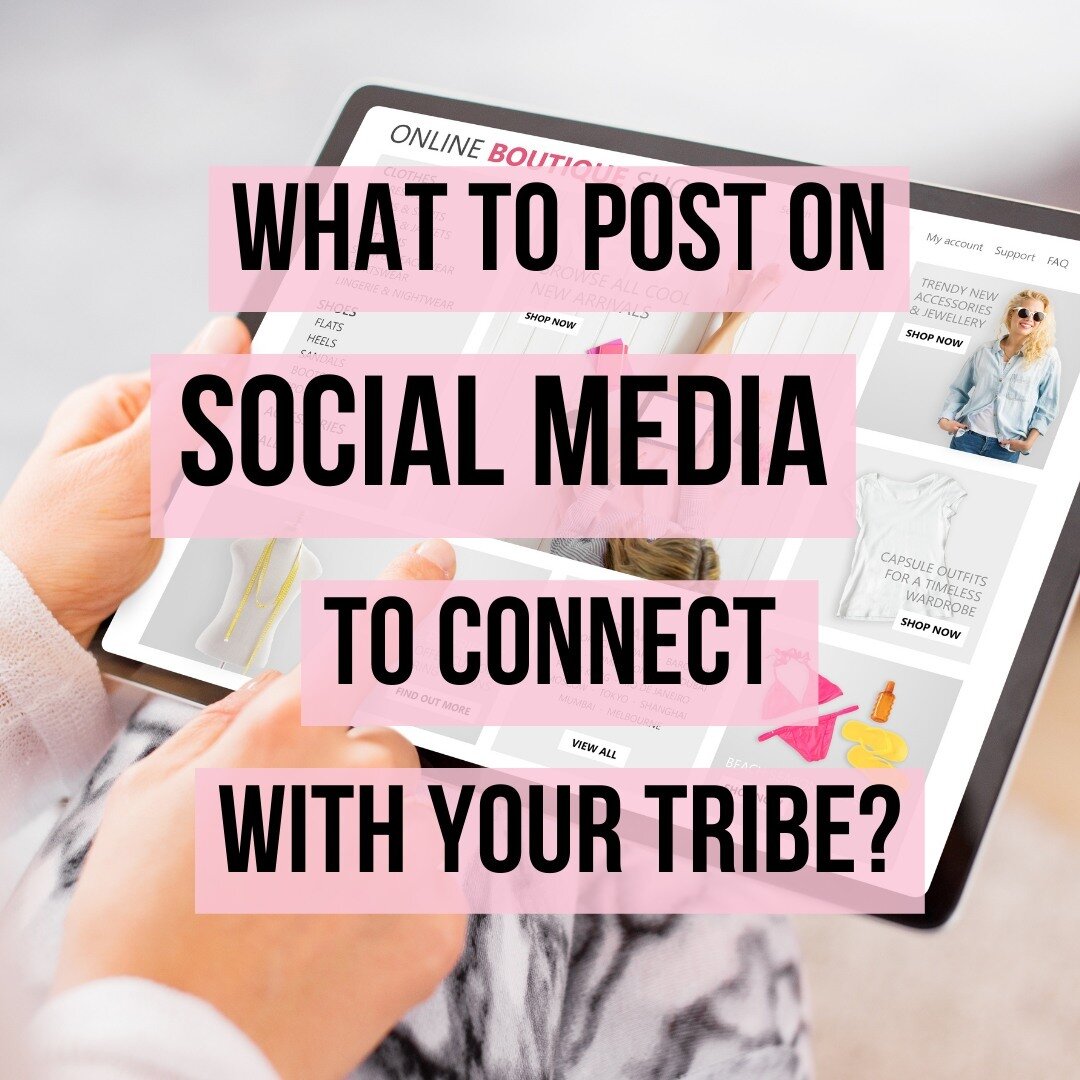 Level up your online marketing with the power of social media! Connect with your tribe to increase your brand awareness &amp; visibility &amp; watch your sales increase. 🚀

Engagement posts? ✔️
Informative posts? ✔️ 
Personal posts? ✔️ 

I&rsquo;ve 