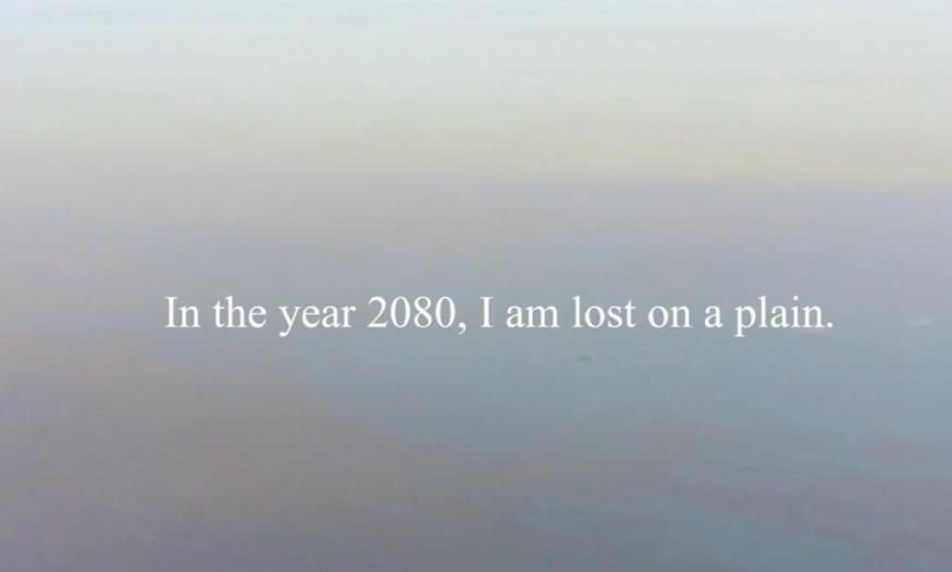 Description of planetary and cultural time interwoven through fiction and poesis in Other Side of the Creek, 2019. Courtesy of the artist.