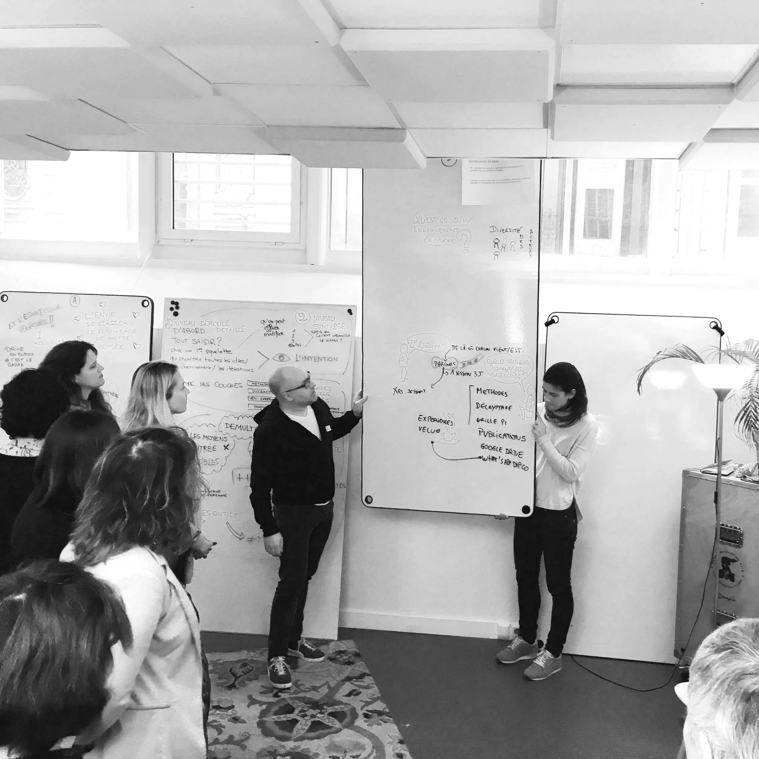 la genèse des panneaux effaçables PLUME