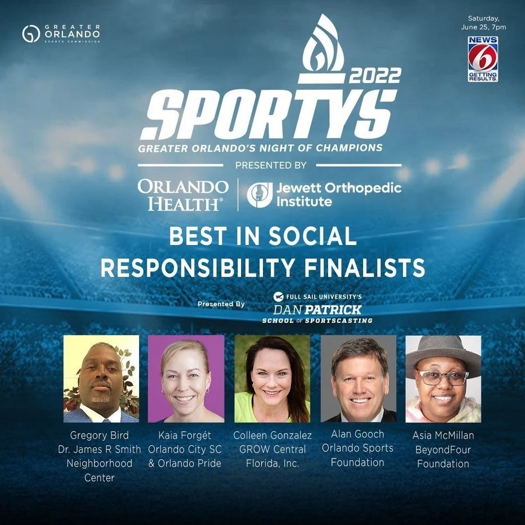 BeyondFour Foundation's President and CEO, Asia McMillan, Amongst Finalist for 2022 Sportys Awards