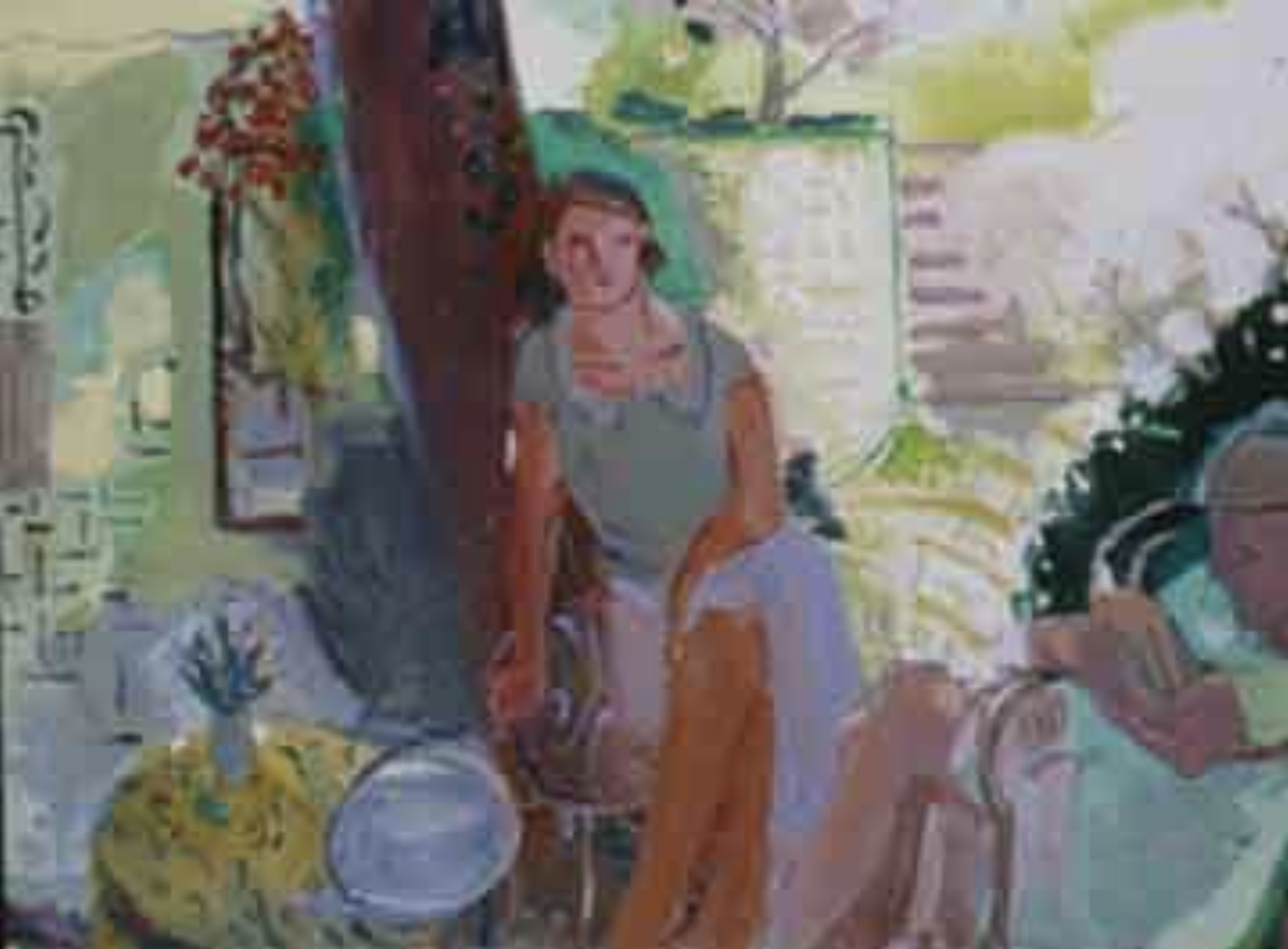 Woman with Lilies, 1998 