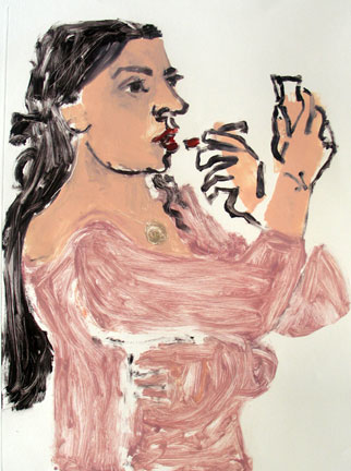 Lipstick and Mirror, 2007 