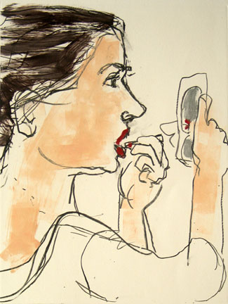 Putting on Lipstick, 2007 