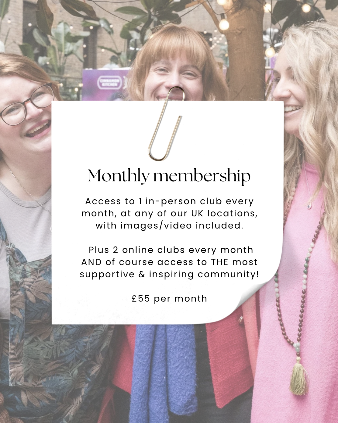 Monthly membership to the Passion & Purpose Club