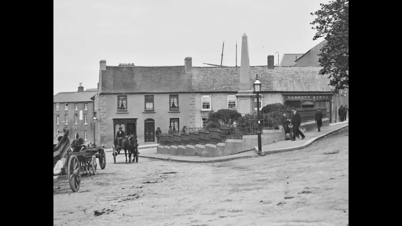 Fitzwilliam Square, Wicklow Town, turn of the century.