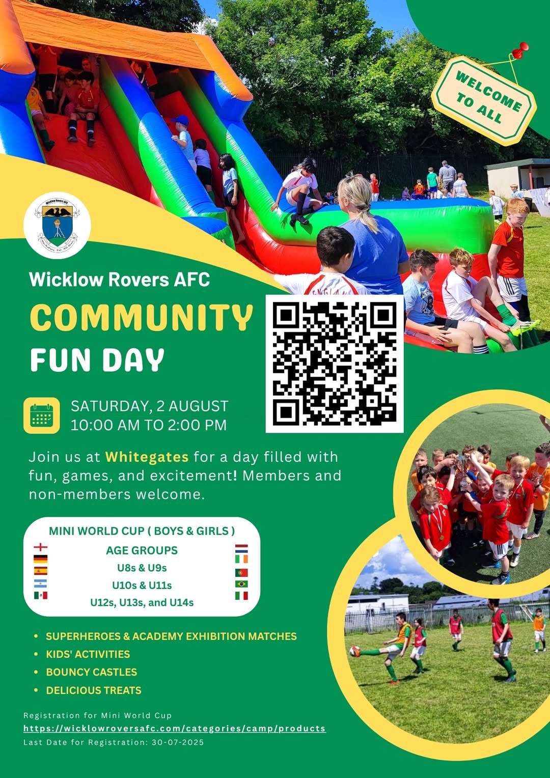 Wicklow Rovers AFC Community Fun Day