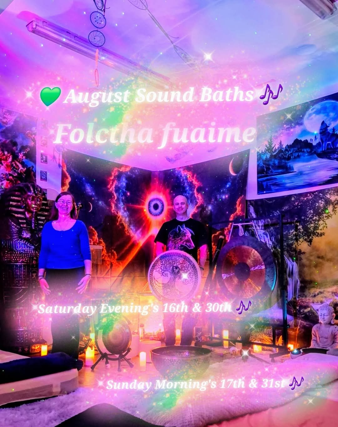 sound bath weekends (see details for dates and times)